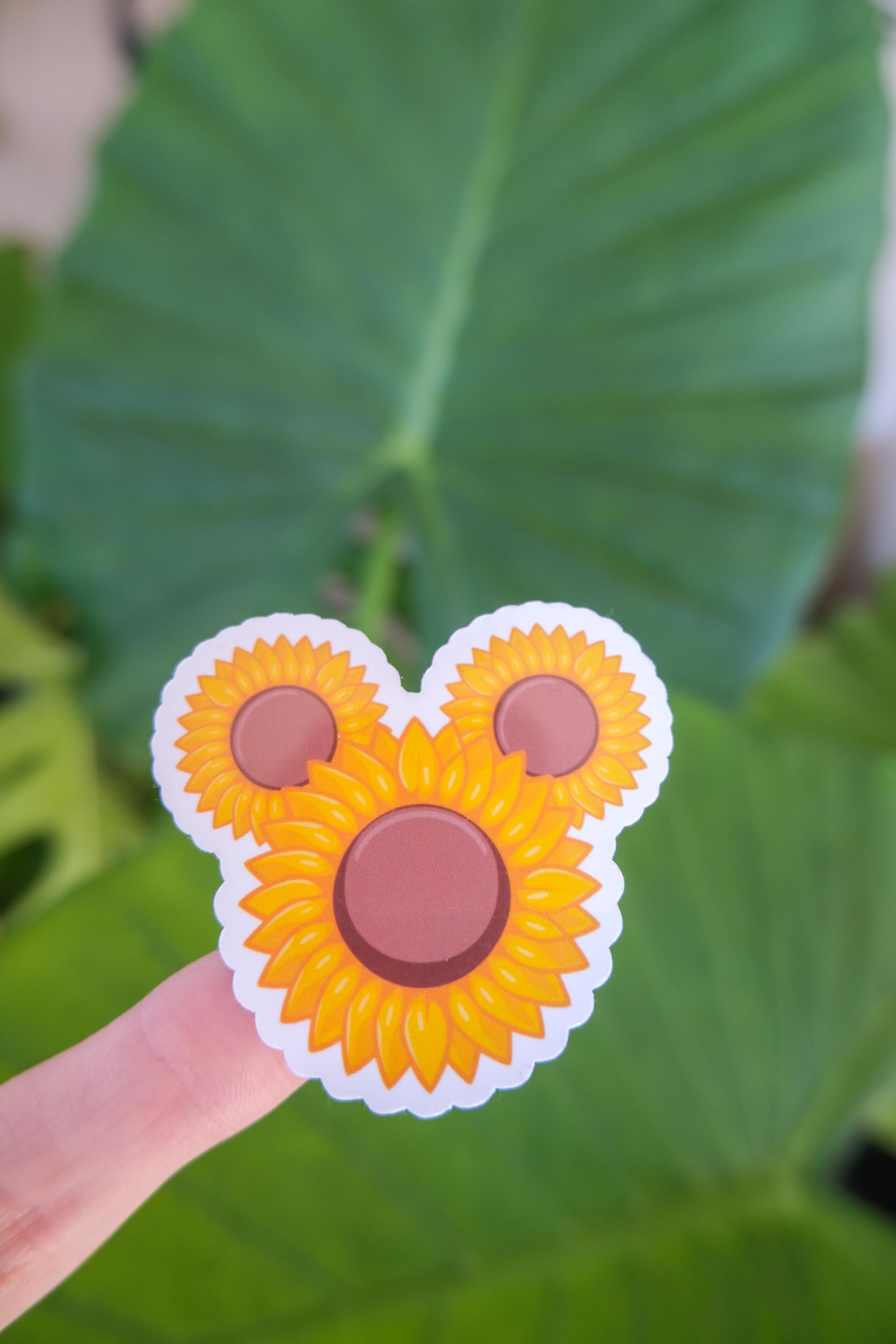 Sunflower Mickey Ears Sticker