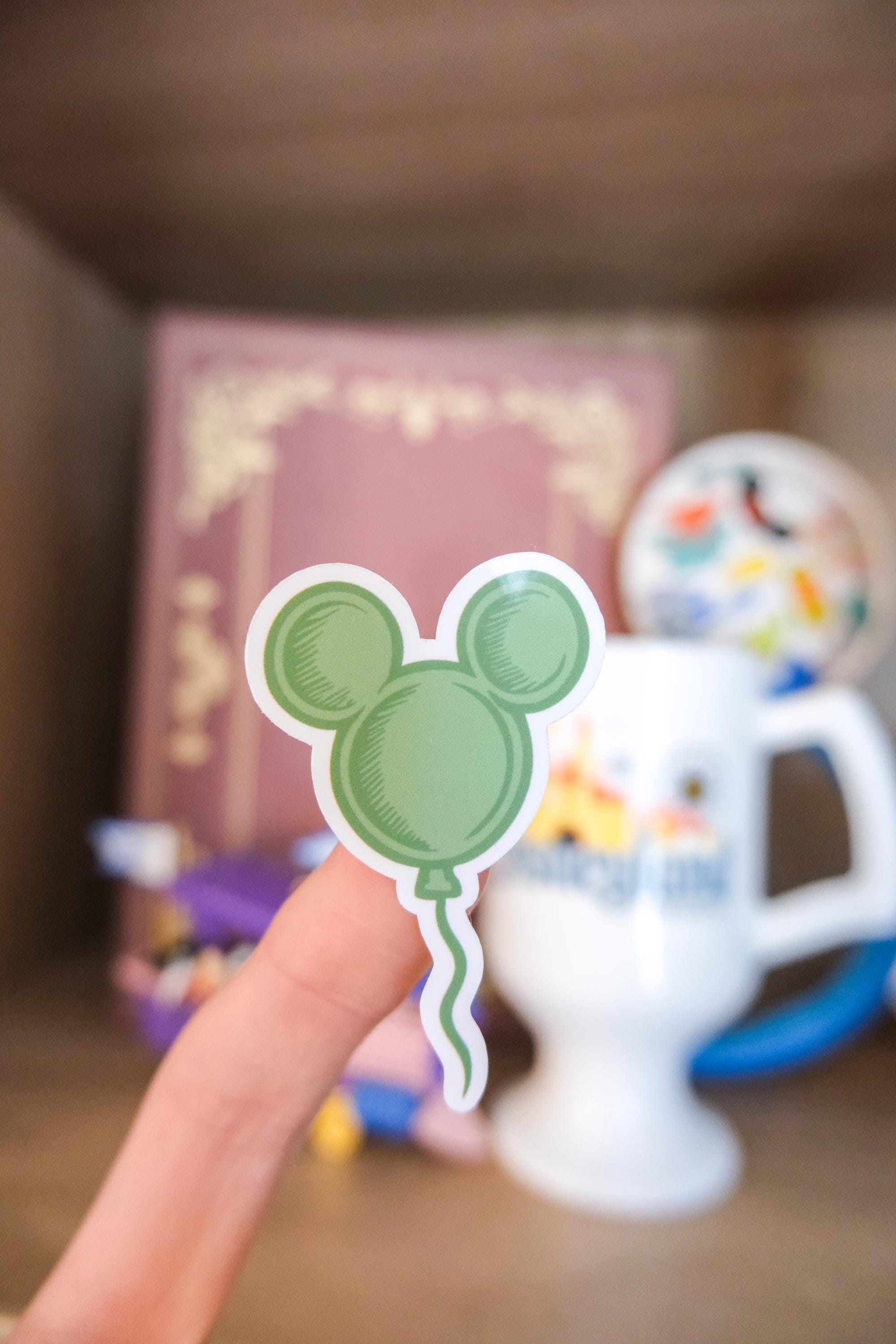 Sketchbook Mickey Balloon Stickers