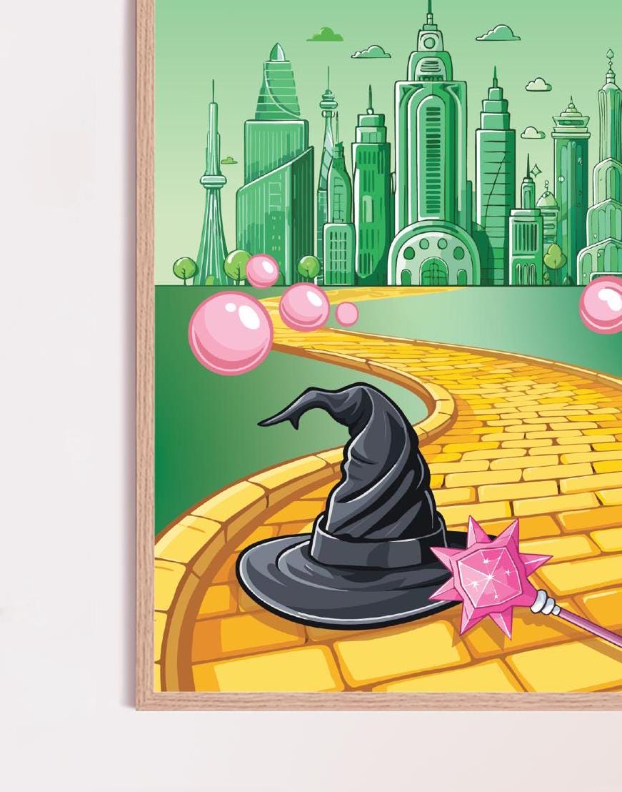 Yellow Brick Road: Wicked-Inspired, Digital Print