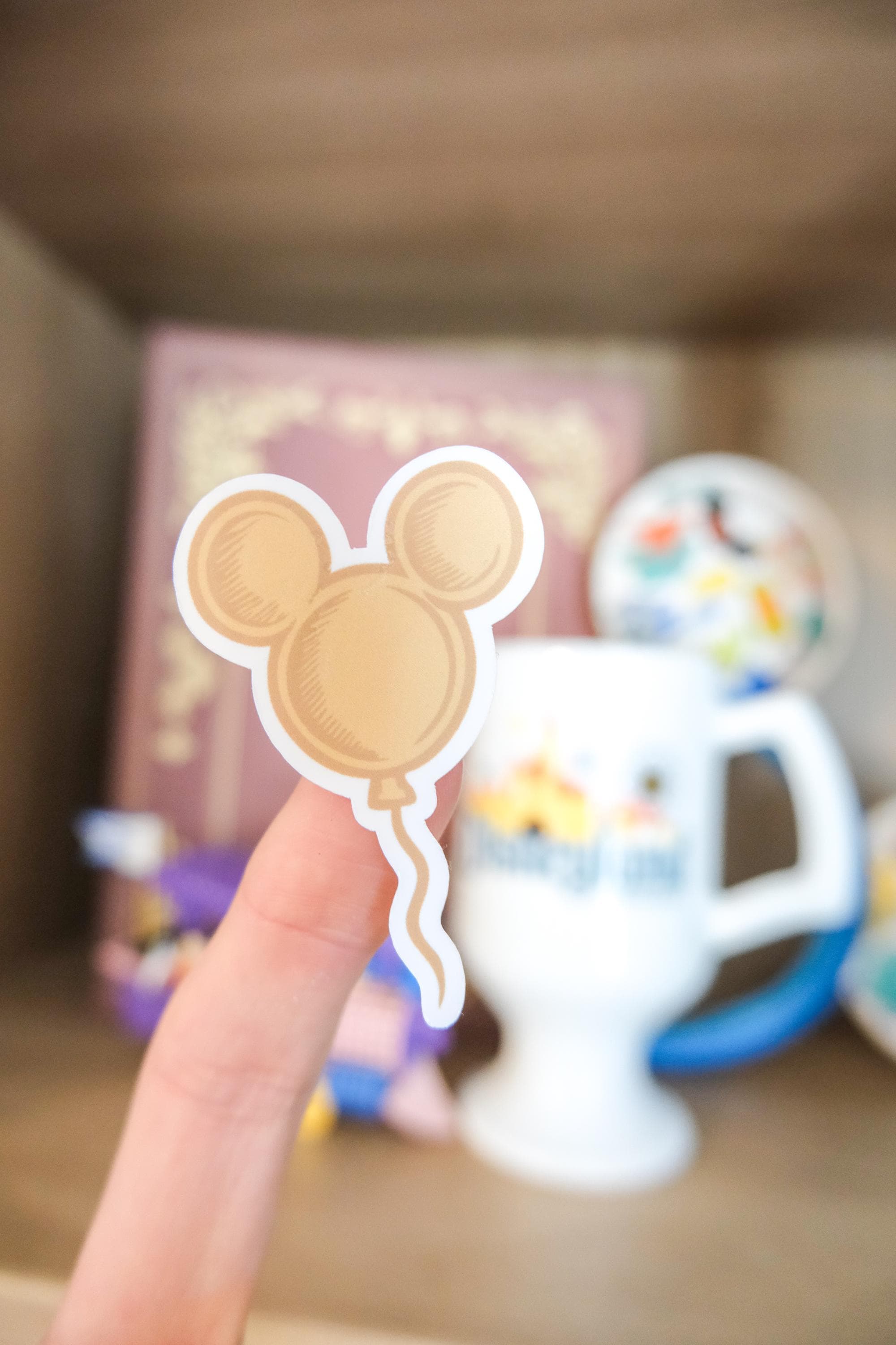 Sketchbook Mickey Balloon Stickers