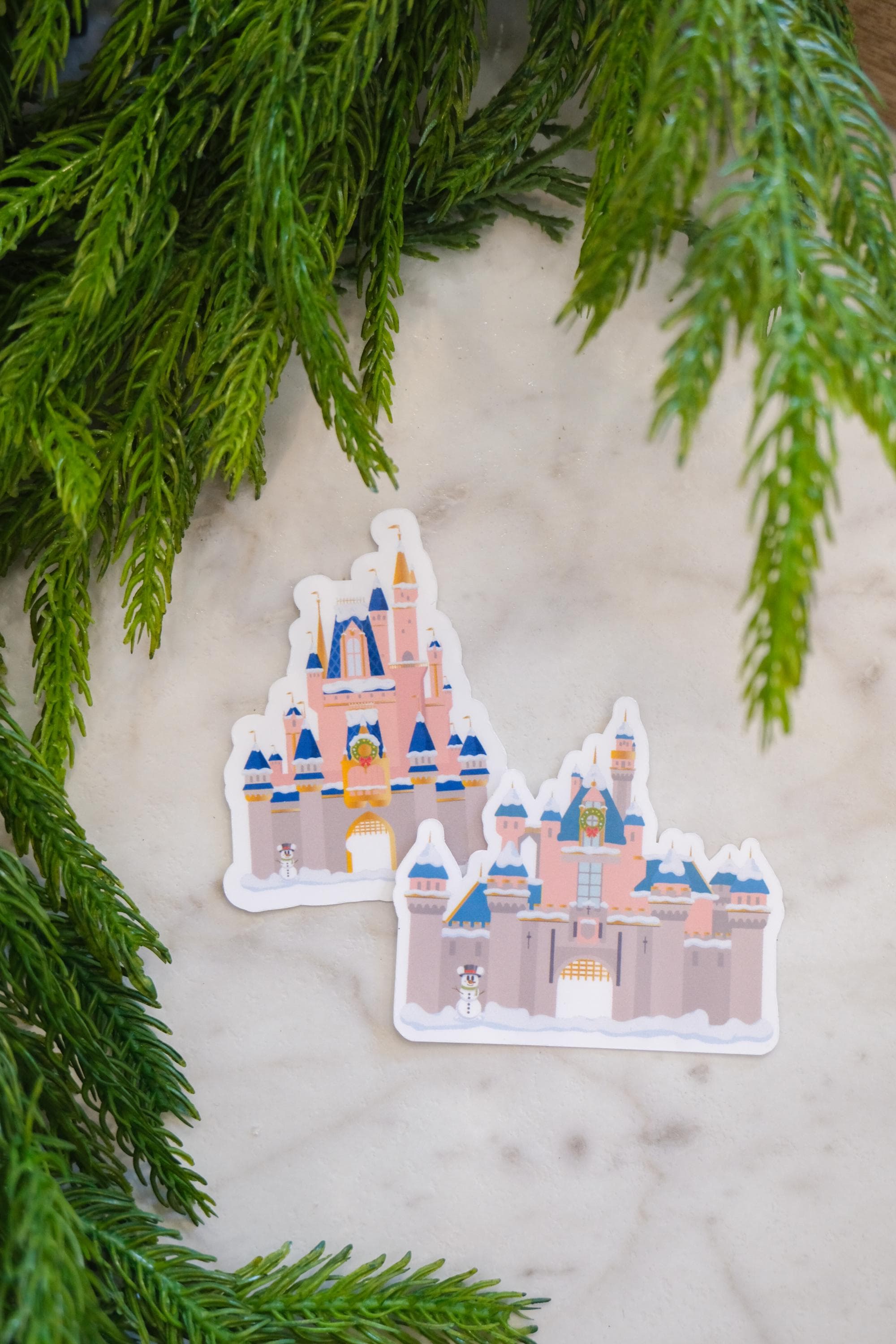 Christmas Park Castle Stickers