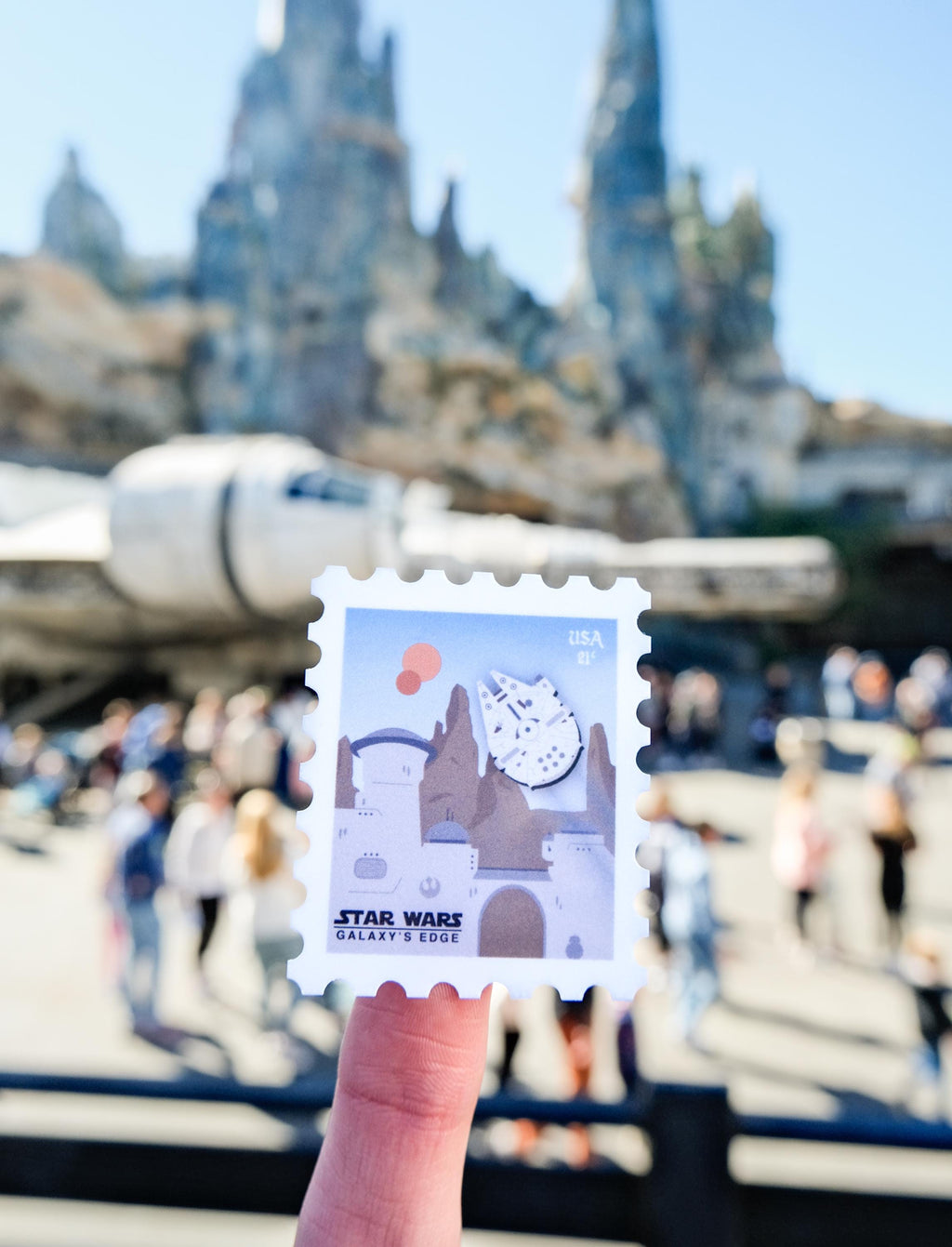 Star Wars Galaxy's Edge Stamp Sticker