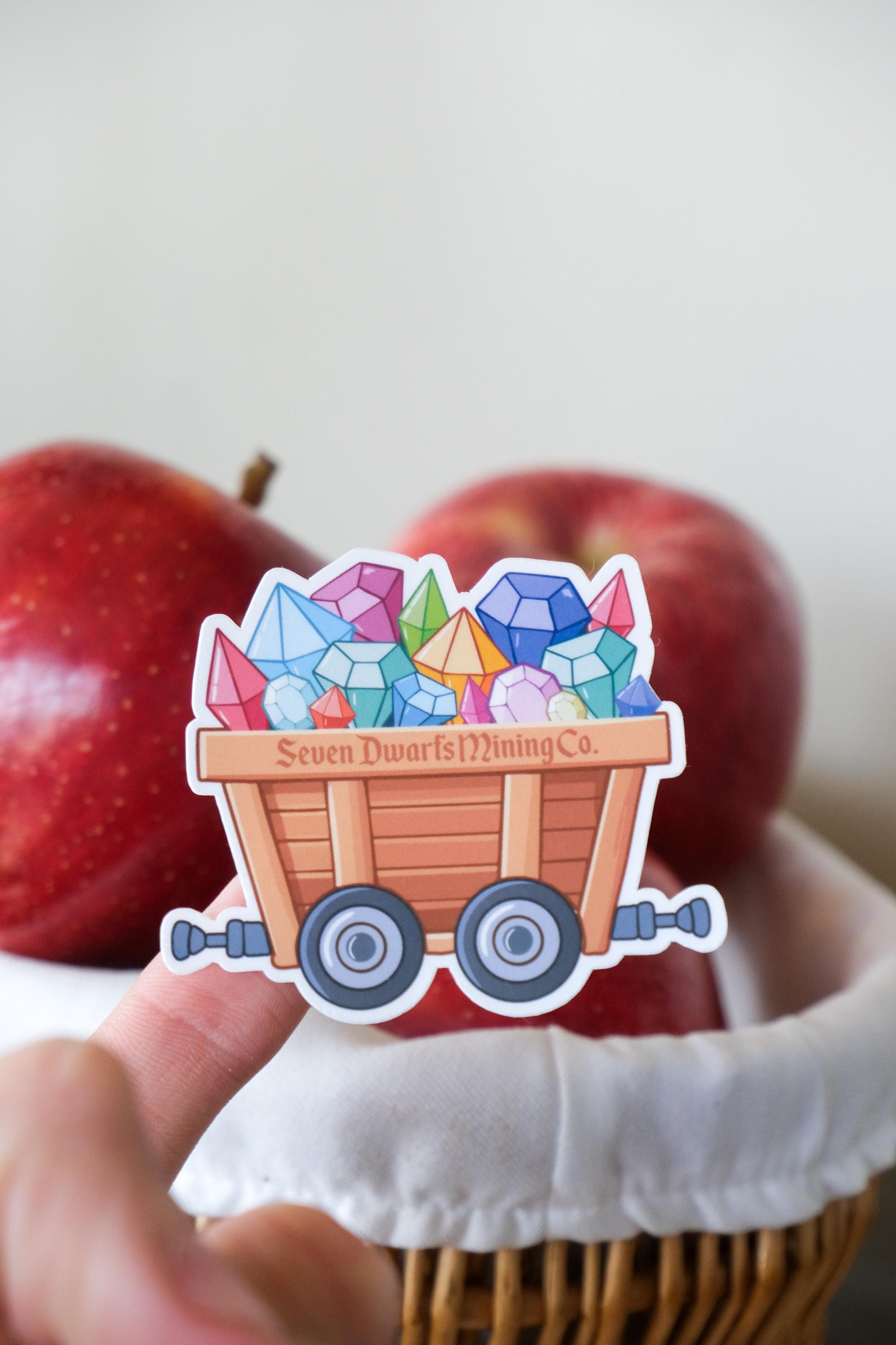 Seven Dwarfs Mining Co. Mine Cart Sticker