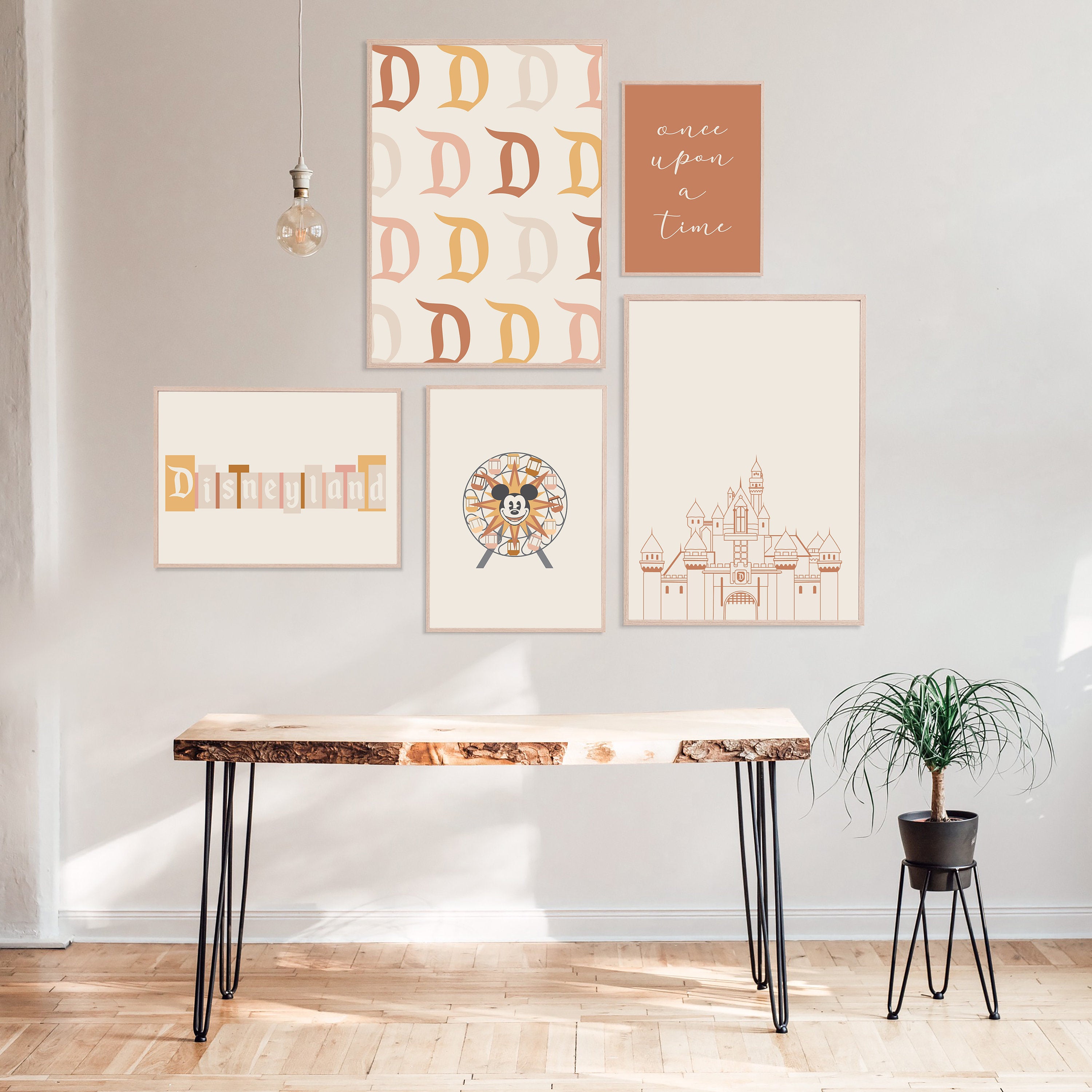 Boho Disneyland Sign, Digital Print