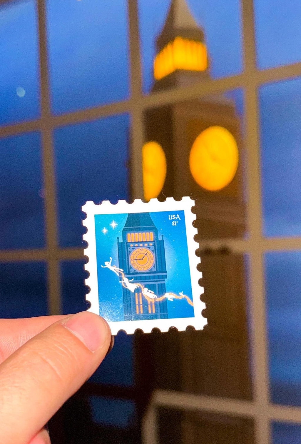 Peter Pan’s Flight Stamp Sticker