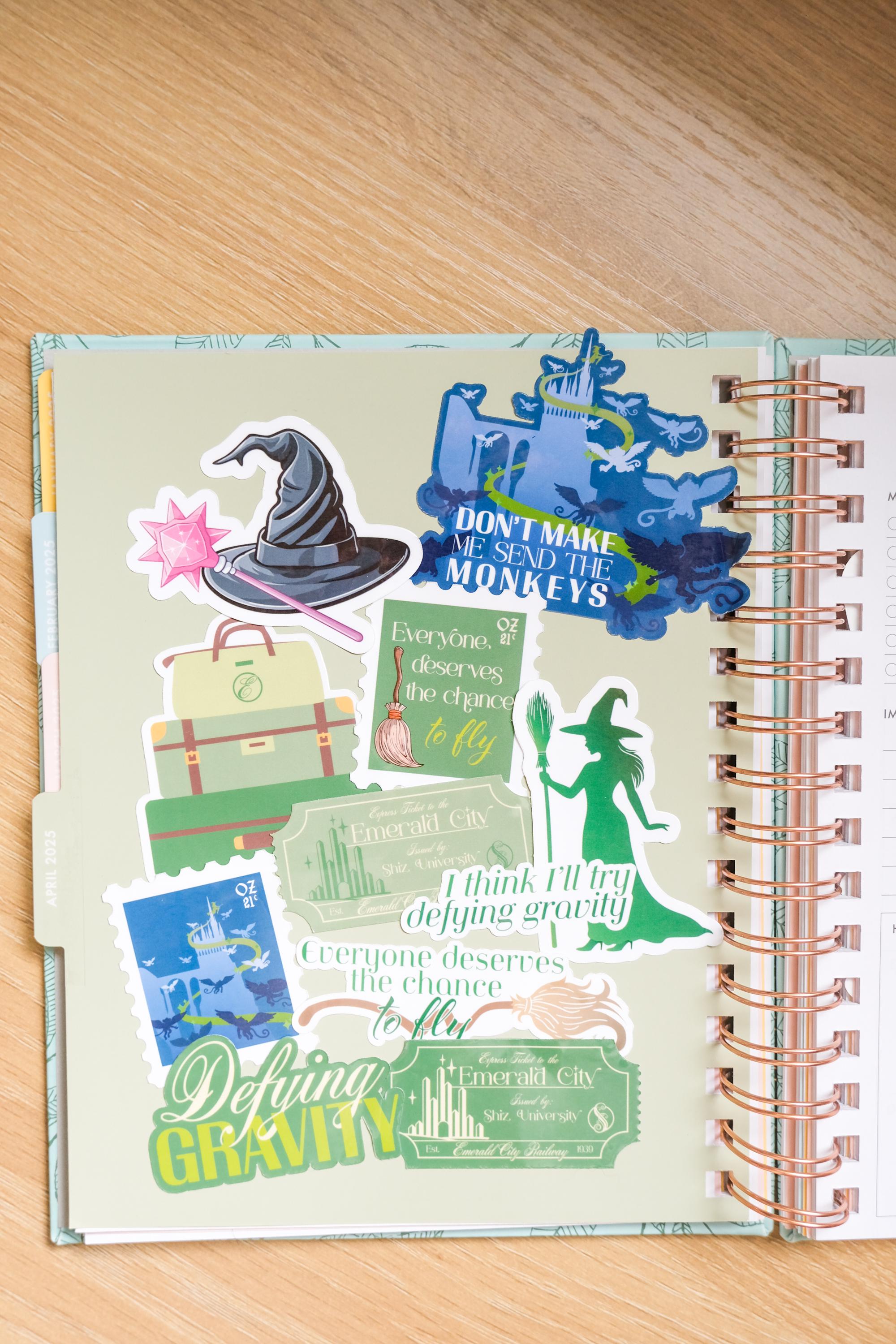 Emerald City Express Ticket Stickers