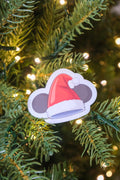 Santa Mickey Ears Sticker