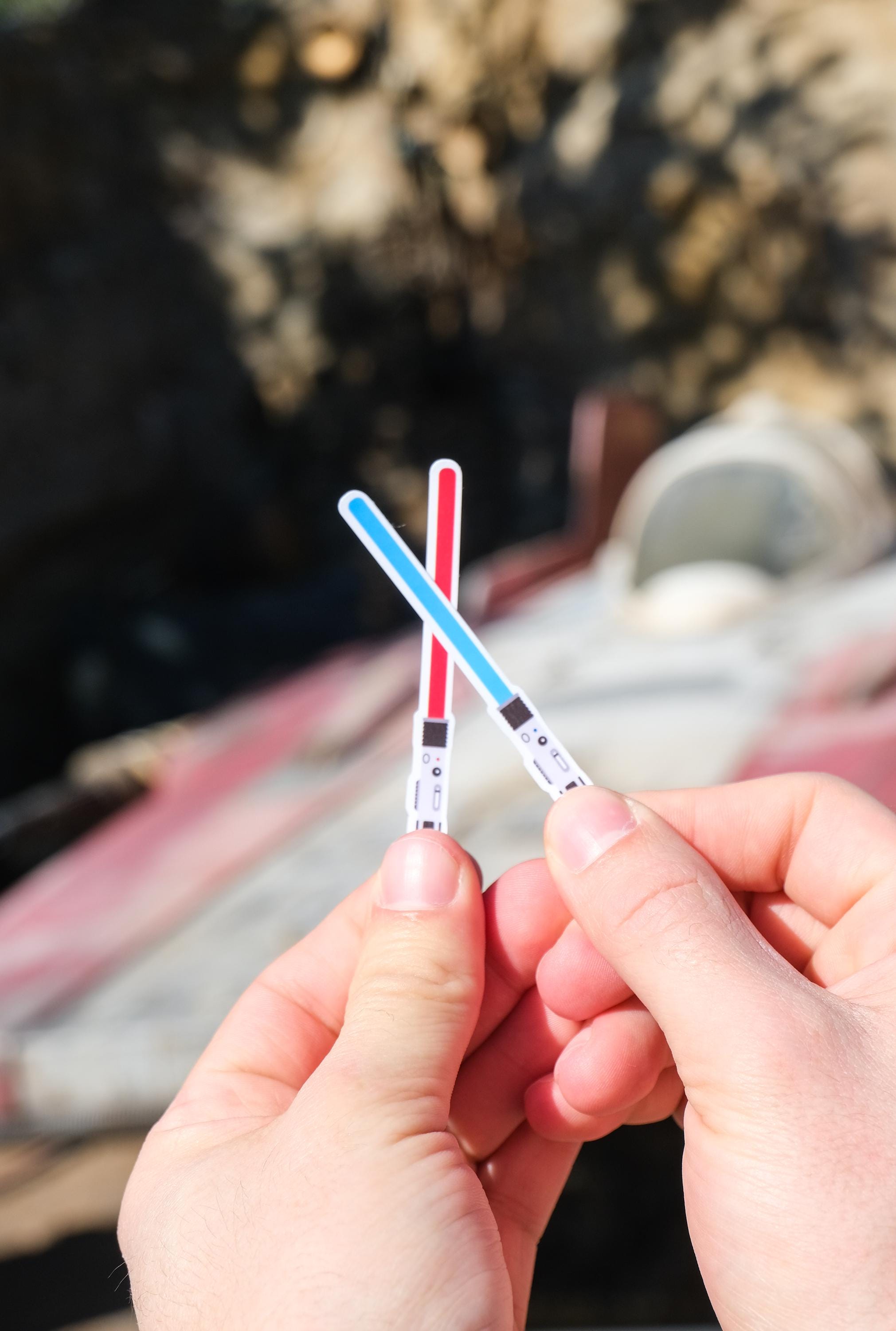 Star Wars Light Saber Stickers