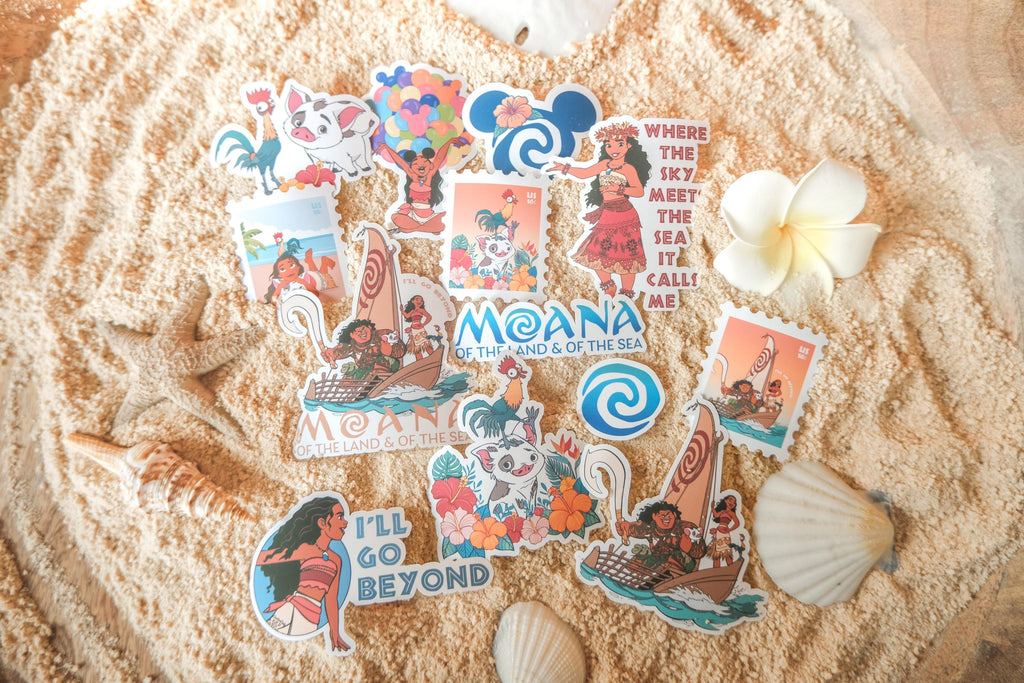 Pua + Hei Hei Tropical Stickers