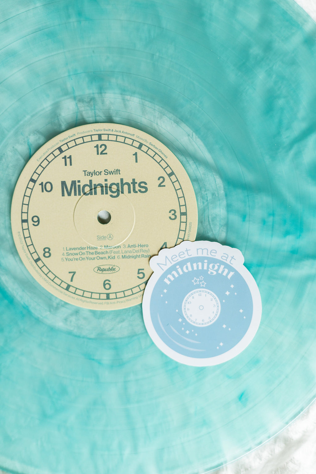 Meet Me at Midnight Taylor Swift Vinyl Sticker