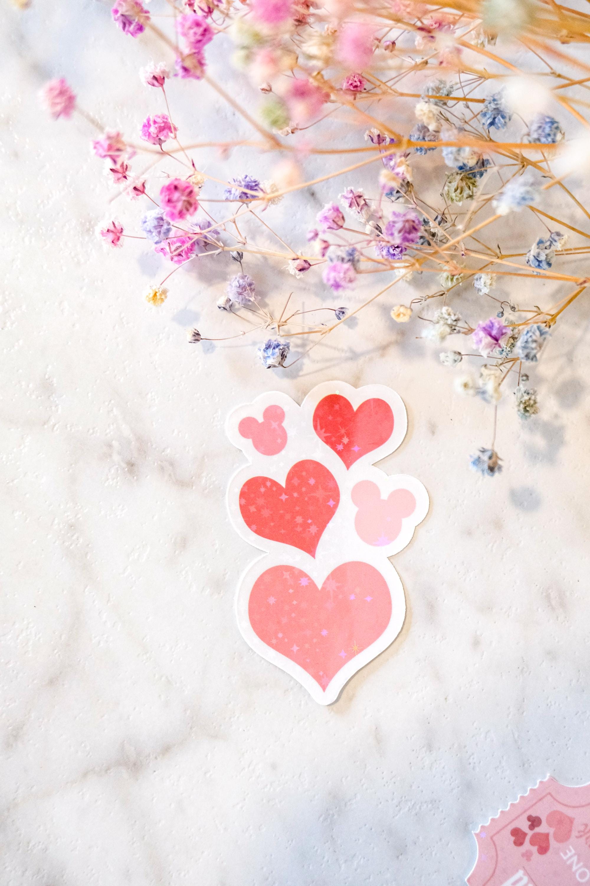 Mickey Heart Valentine's Sticker