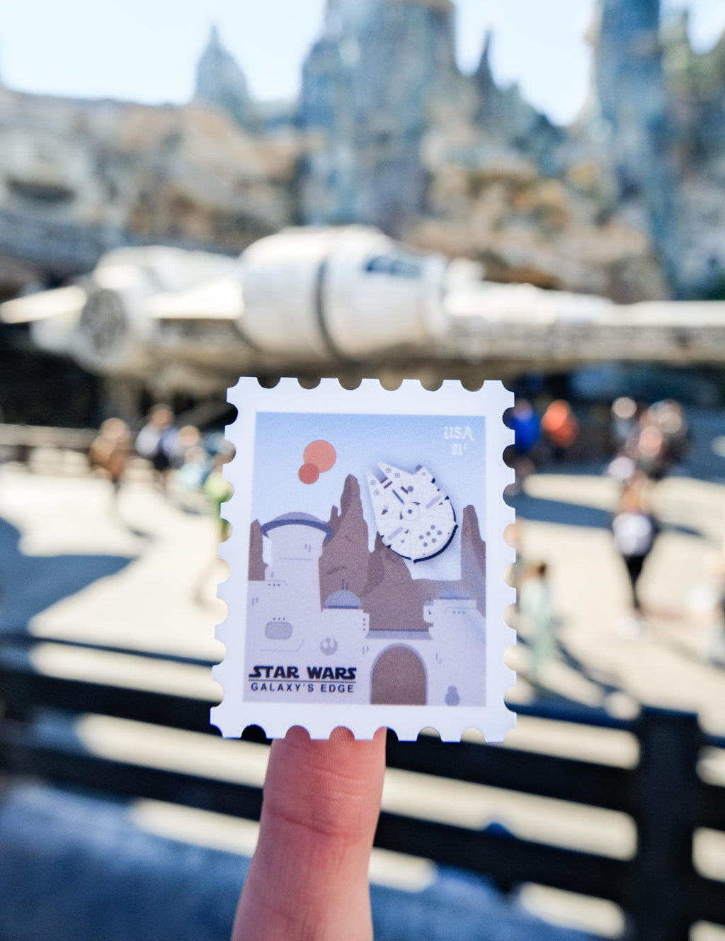 Star Wars Galaxy's Edge Stamp Sticker