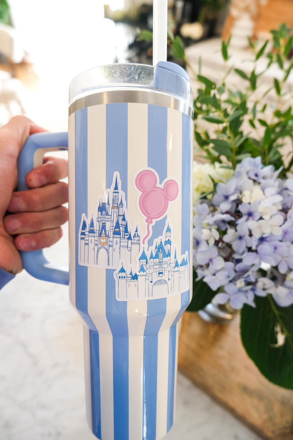Sketchbook Sleeping Beauty Castle Sticker