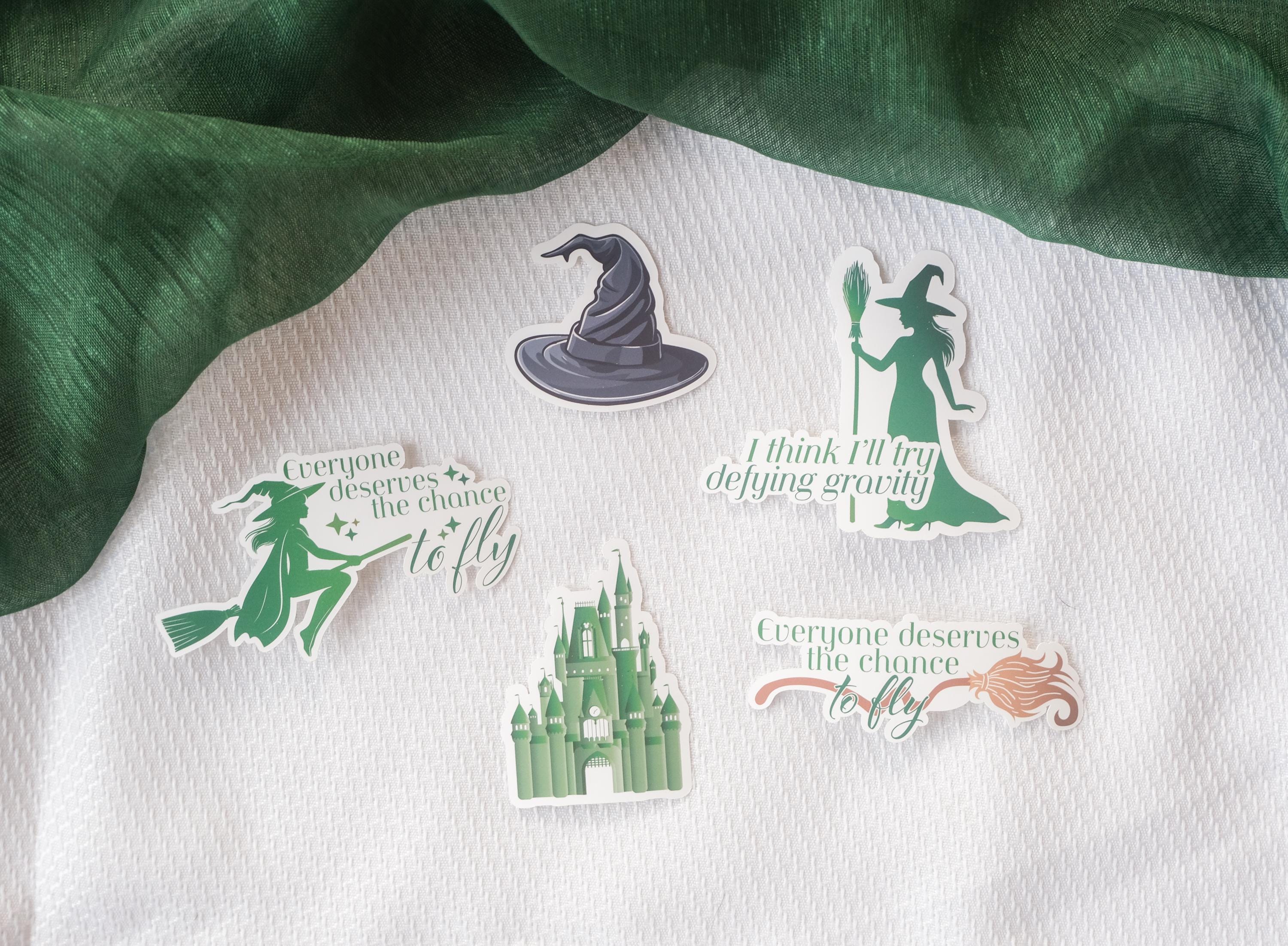 Witches Hat + Wand Sticker