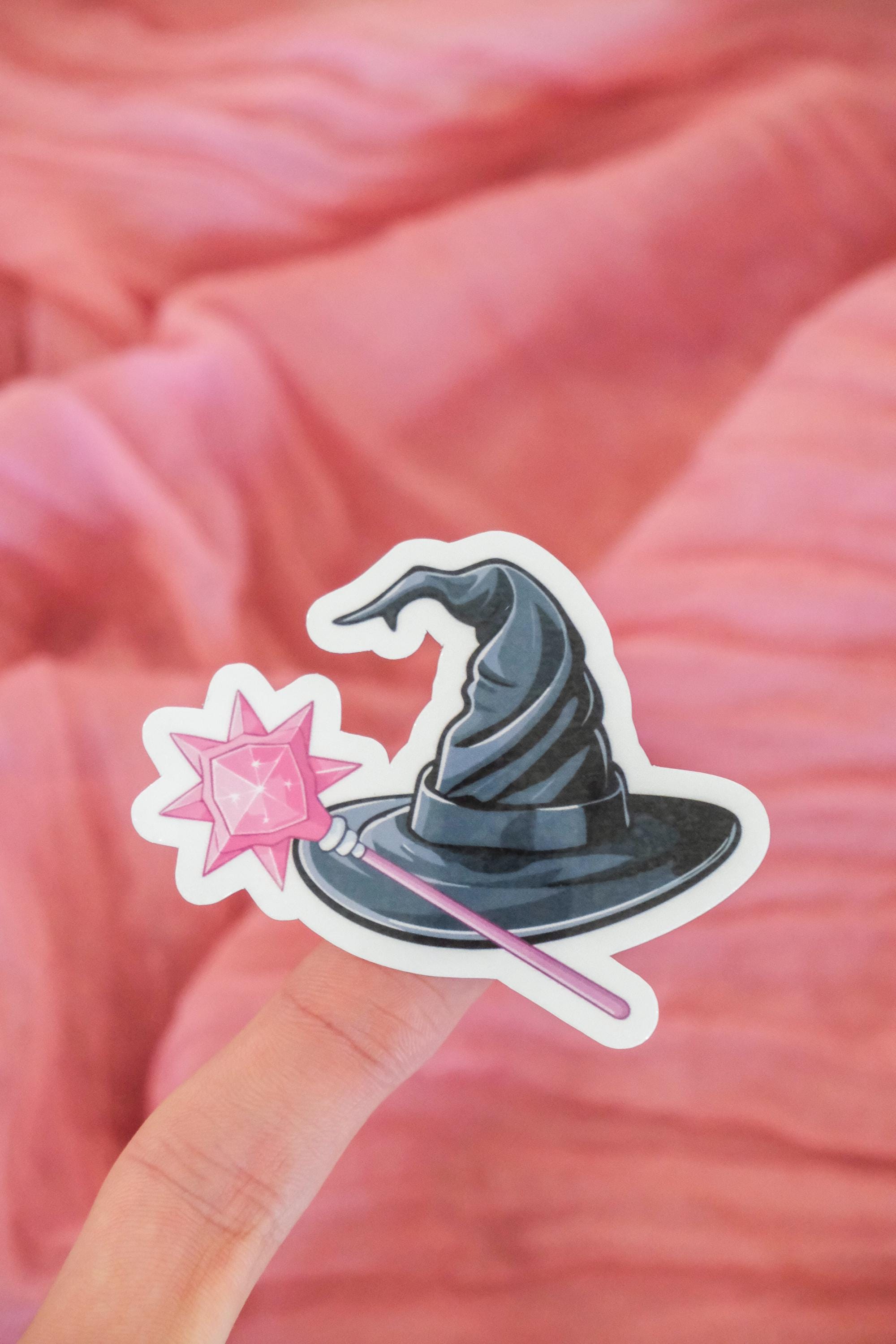 Witches Hat + Wand Sticker