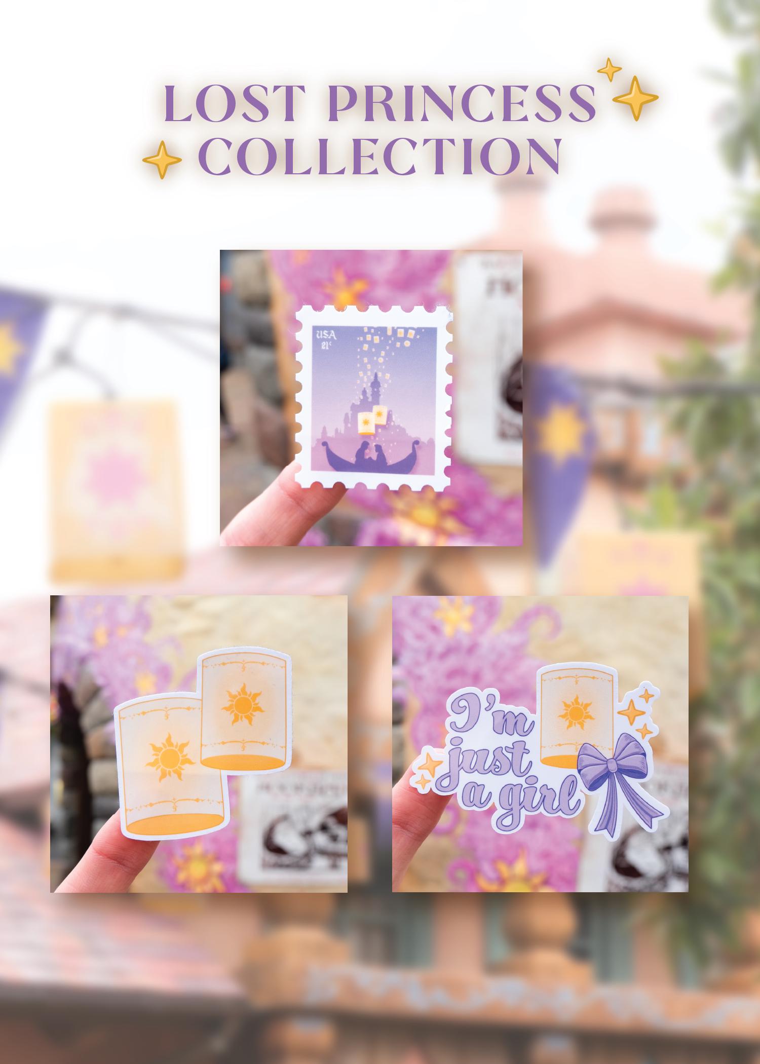 Floating Lantern Lost Princess Sticker