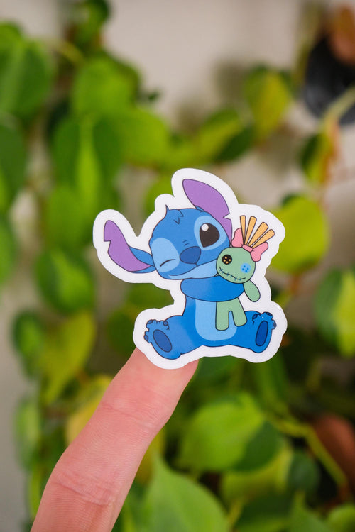 Built for Cuddles + Chaos Stitch Sticker