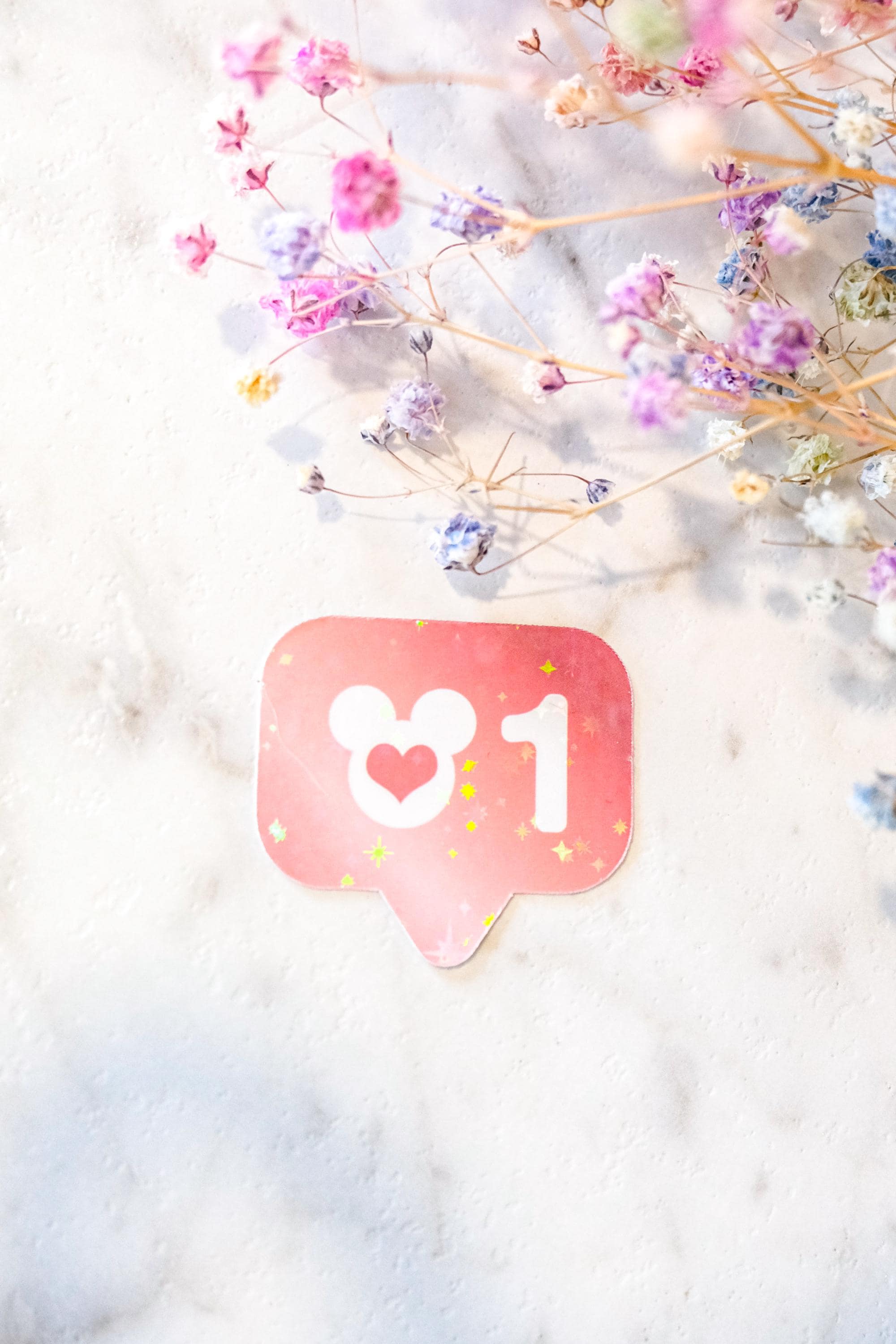 Mini Disney Love Notification Valentine's Sticker