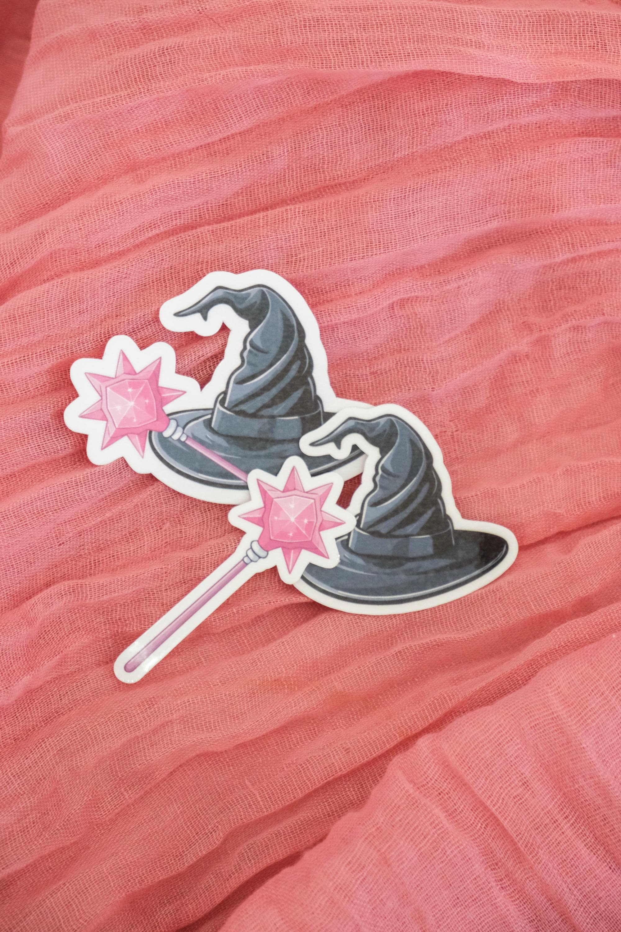 Witches Hat + Wand Sticker