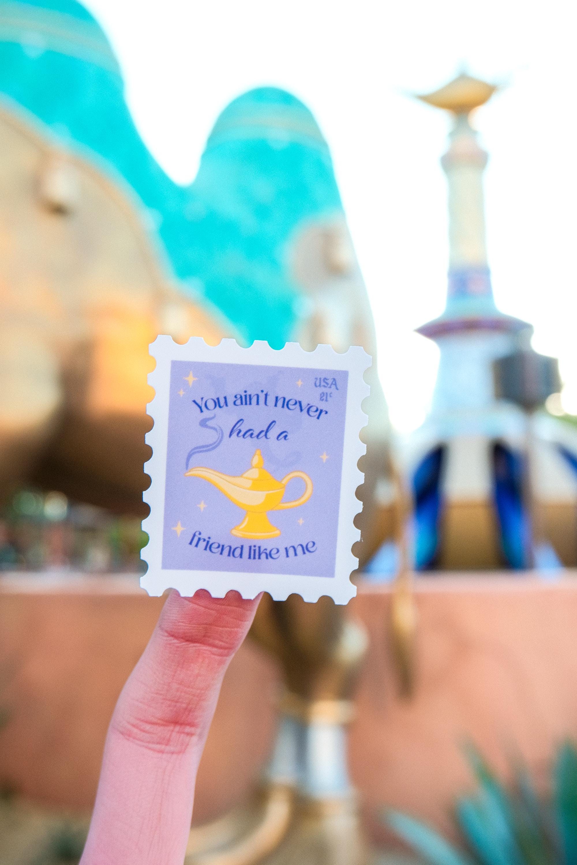 You Ain’t Never Had a Friend Like Me Stamp Sticker