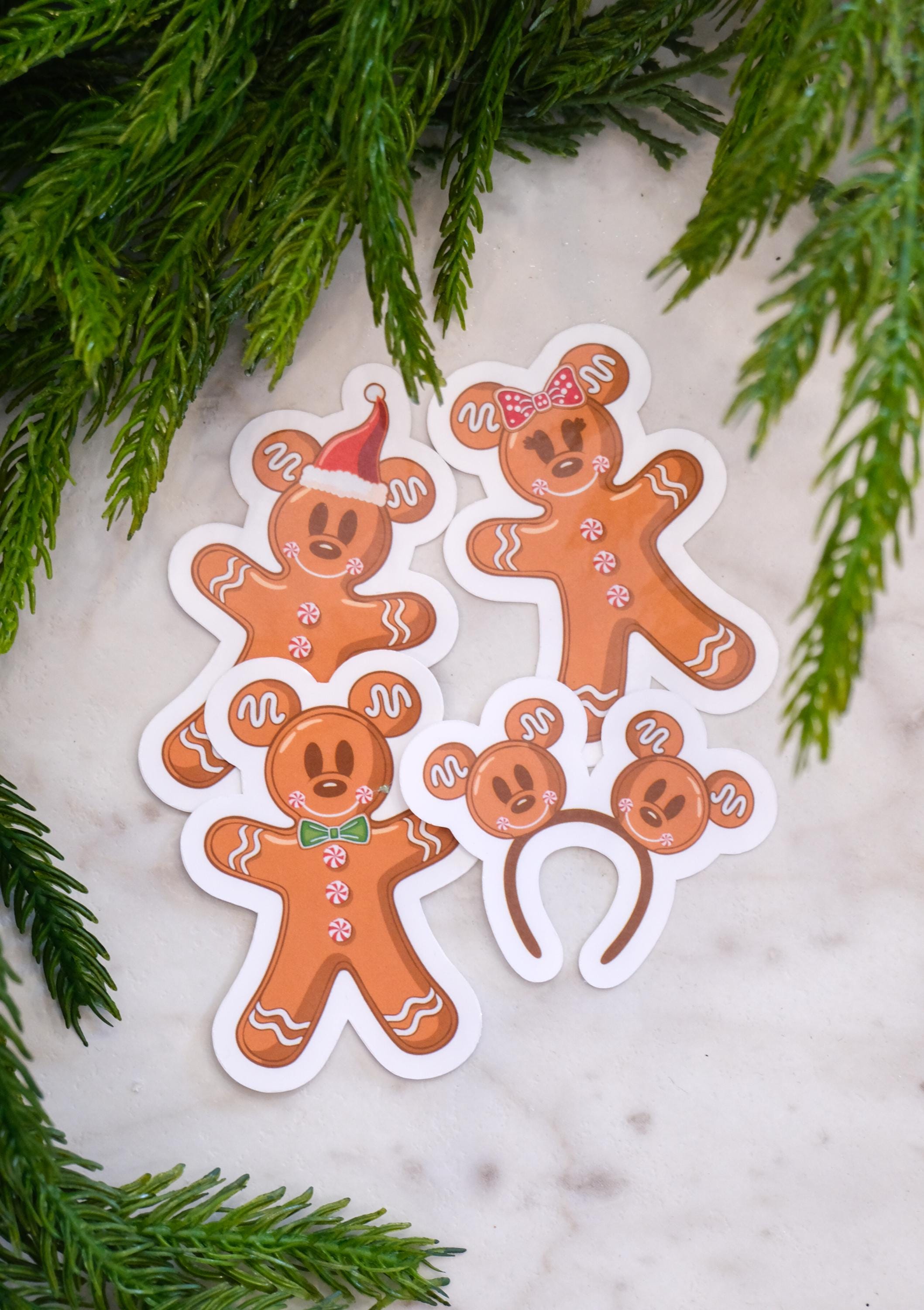 Gingerbread Mickey Sticker Collection