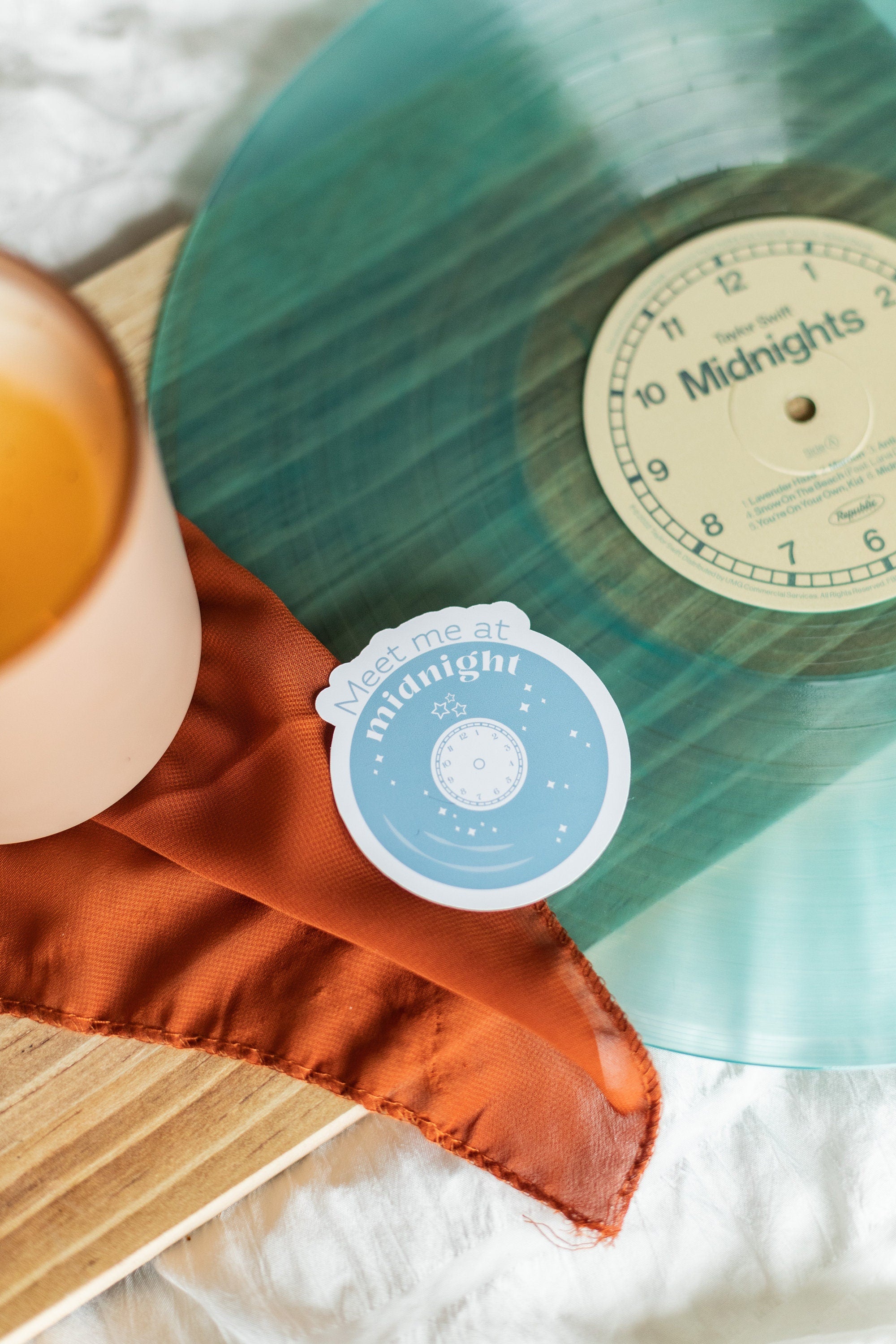 Meet Me at Midnight Taylor Swift Vinyl Sticker