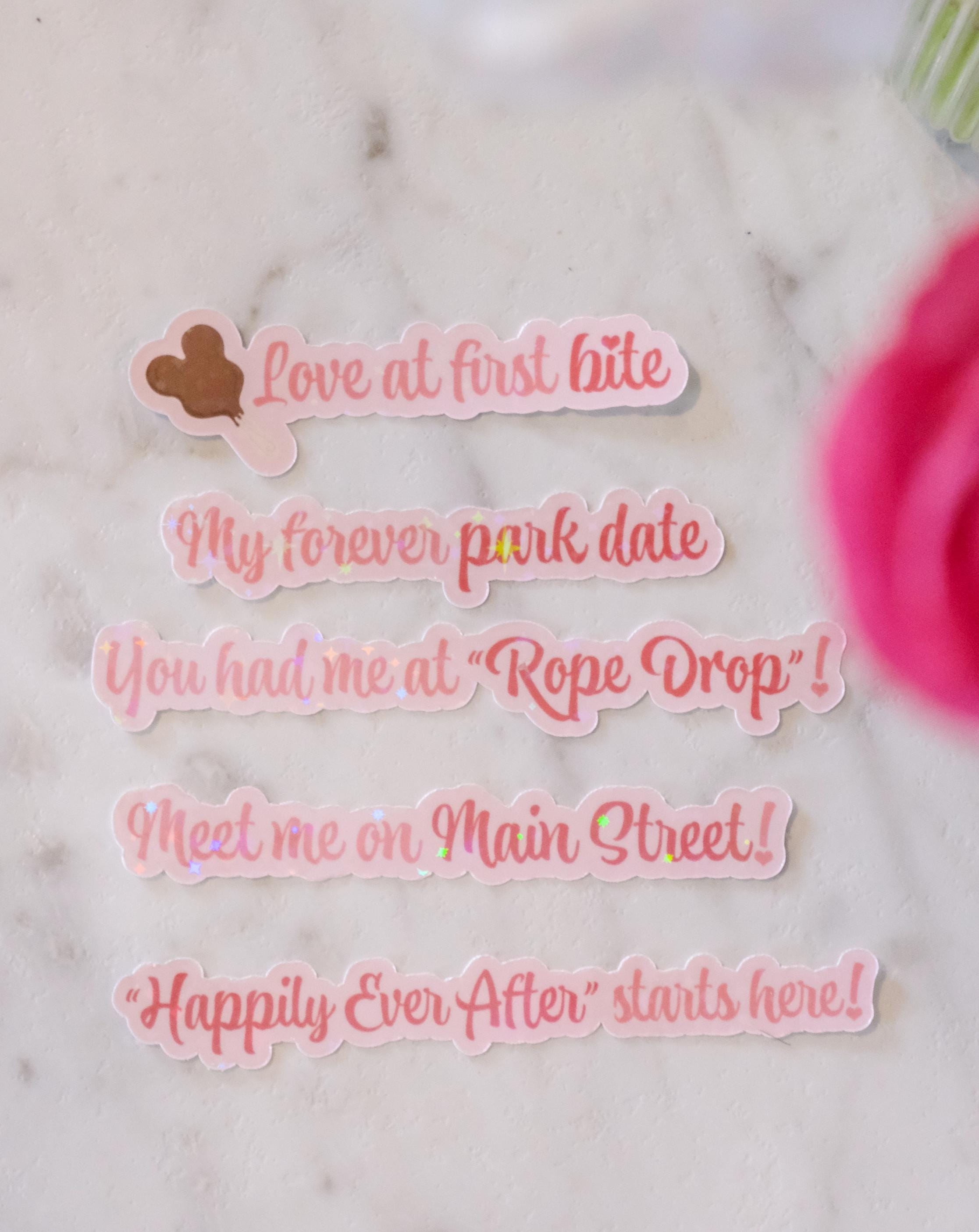 Disney Park Love Valentine's Sticker Bundle
