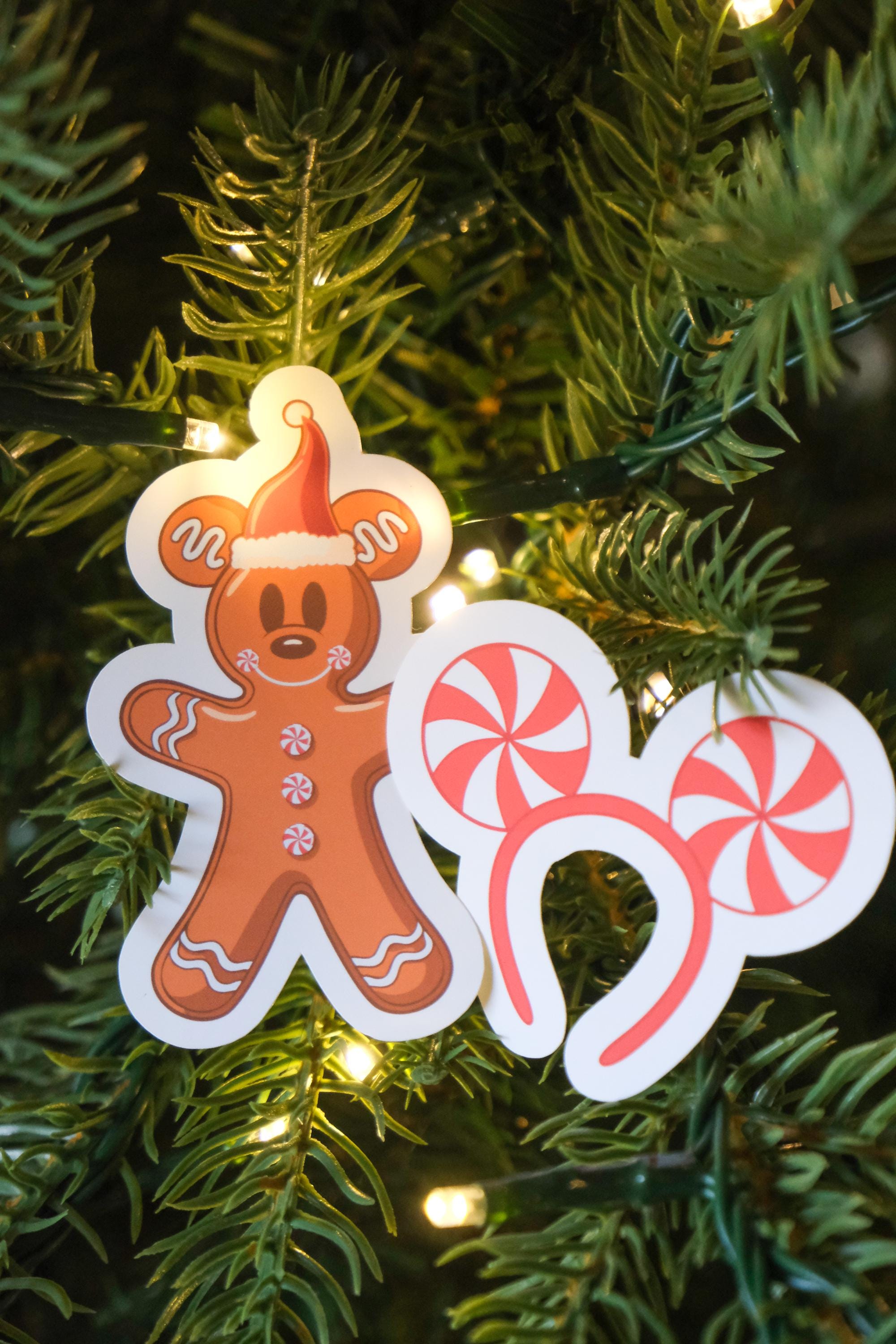 Gingerbread Mickey Sticker Collection
