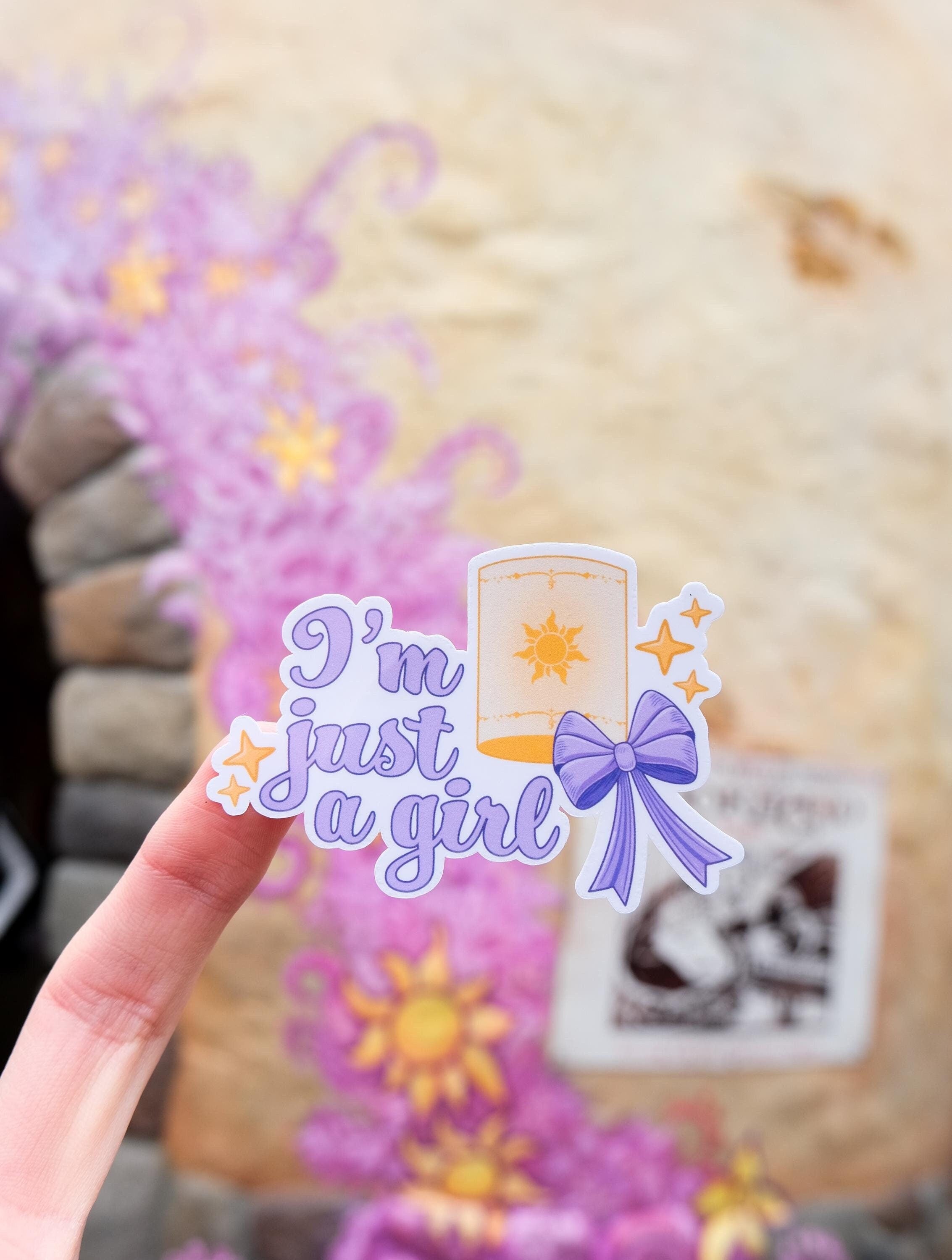 I'm Just a Girl Lost Princess Sticker