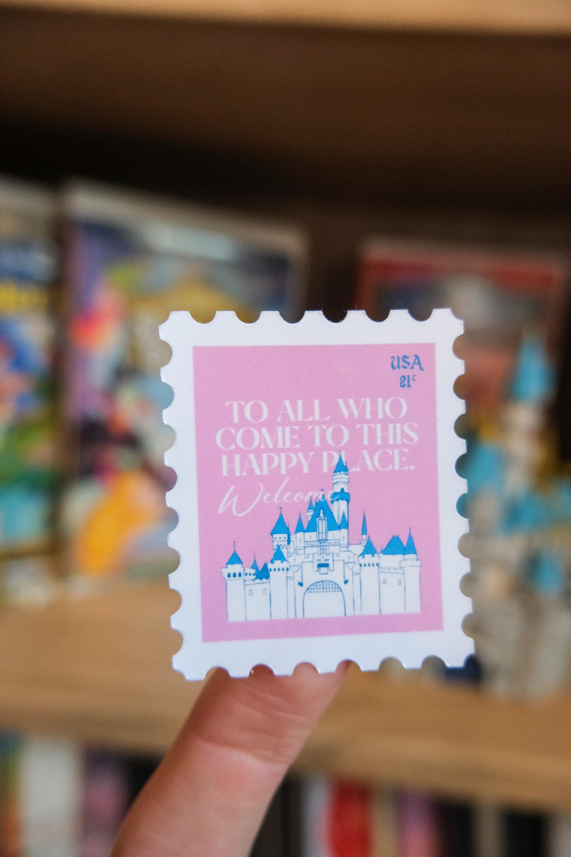 Stand Clear of the Doors Stamp Sticker