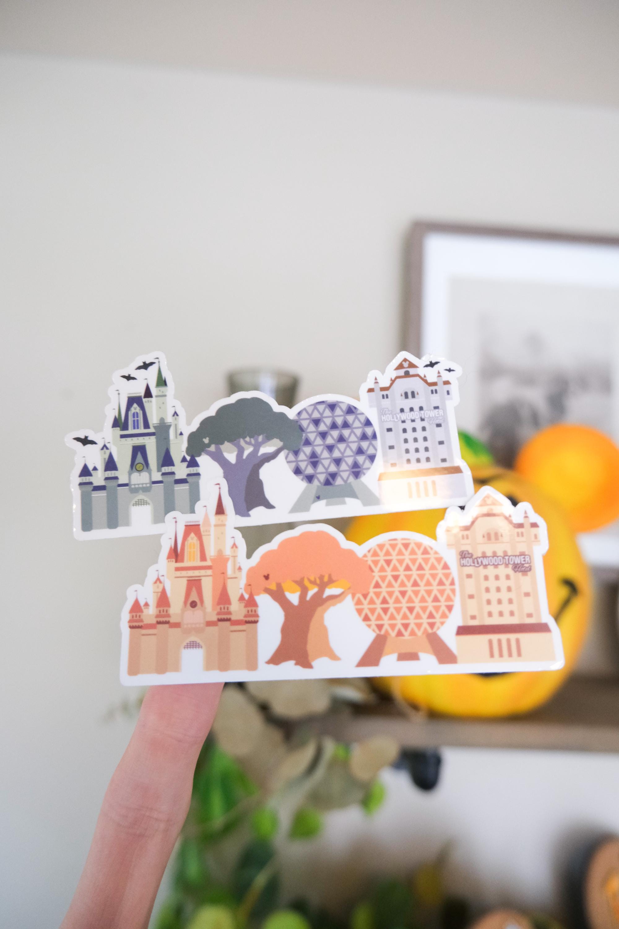 Fall + Spooky Park Hopper Stickers