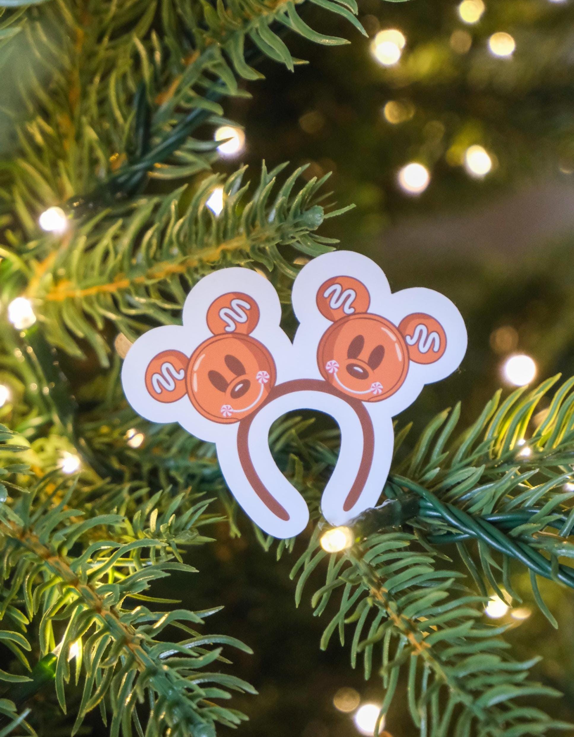 Gingerbread Mickey Sticker Collection