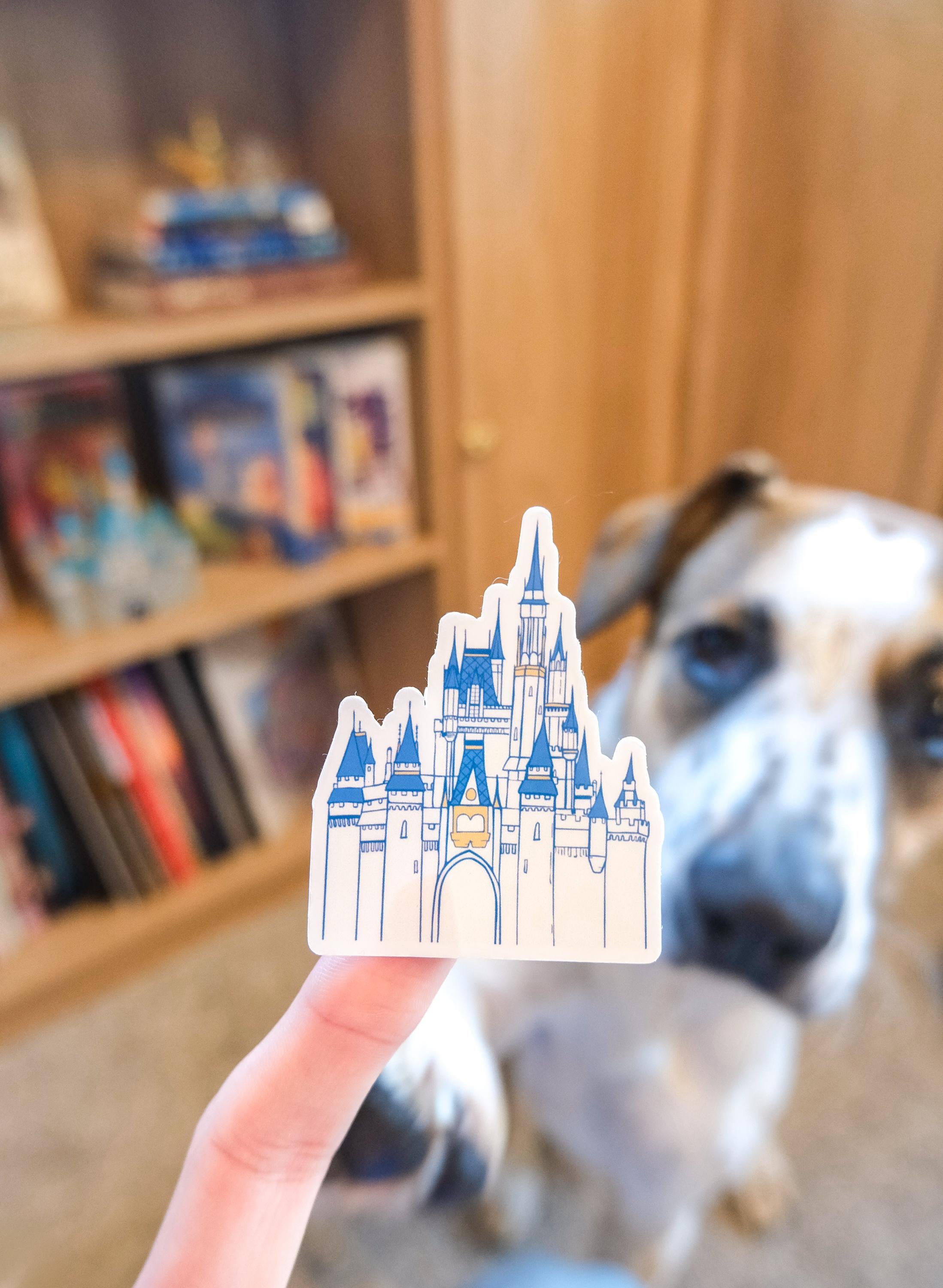 Sketchbook Cinderella Castle Sticker