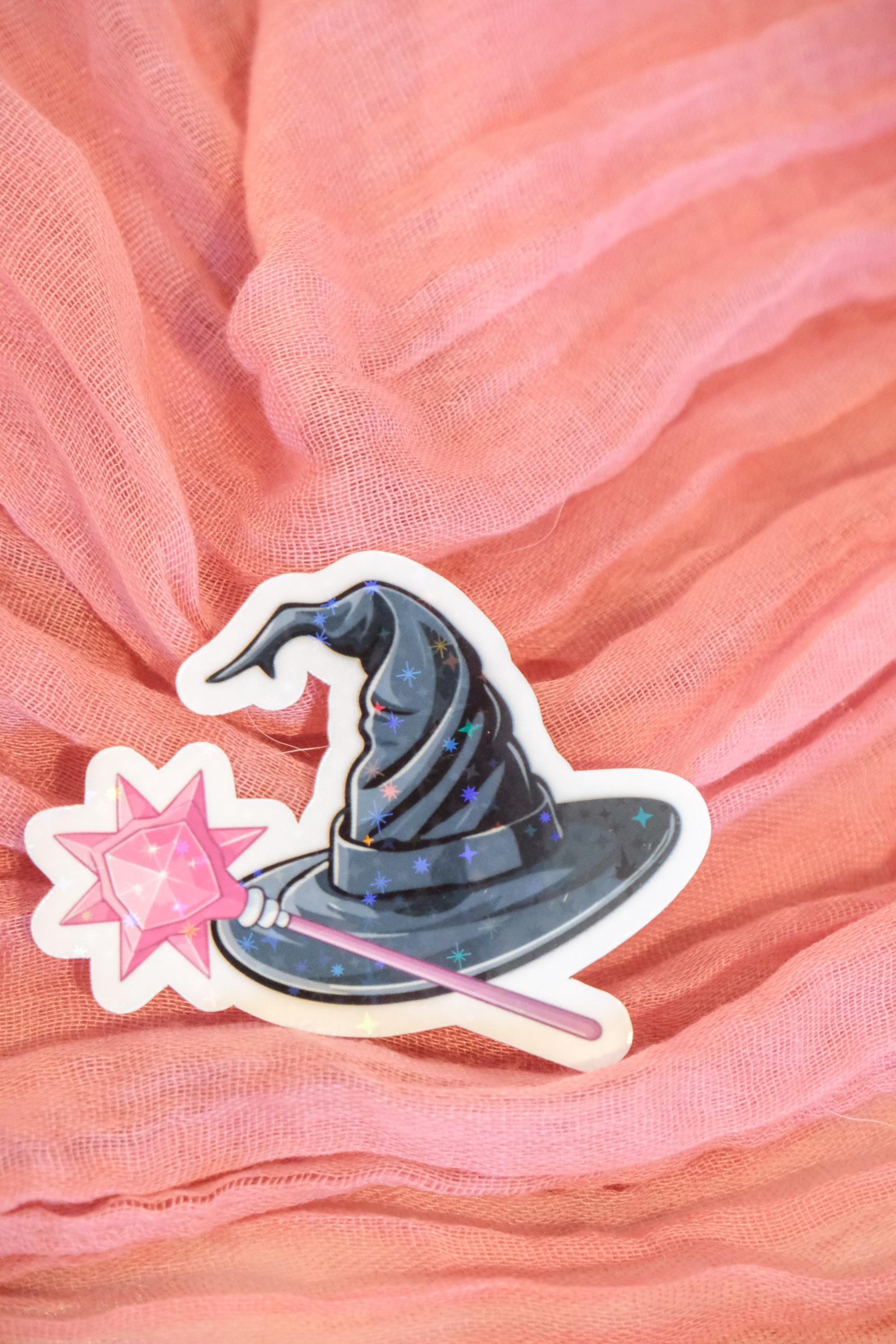 Witches Hat + Wand Sticker