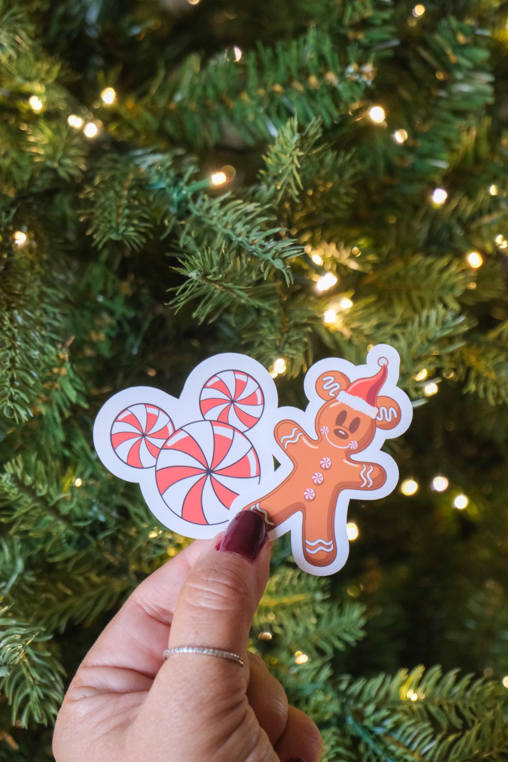 Peppermint Mickey Sticker Collection