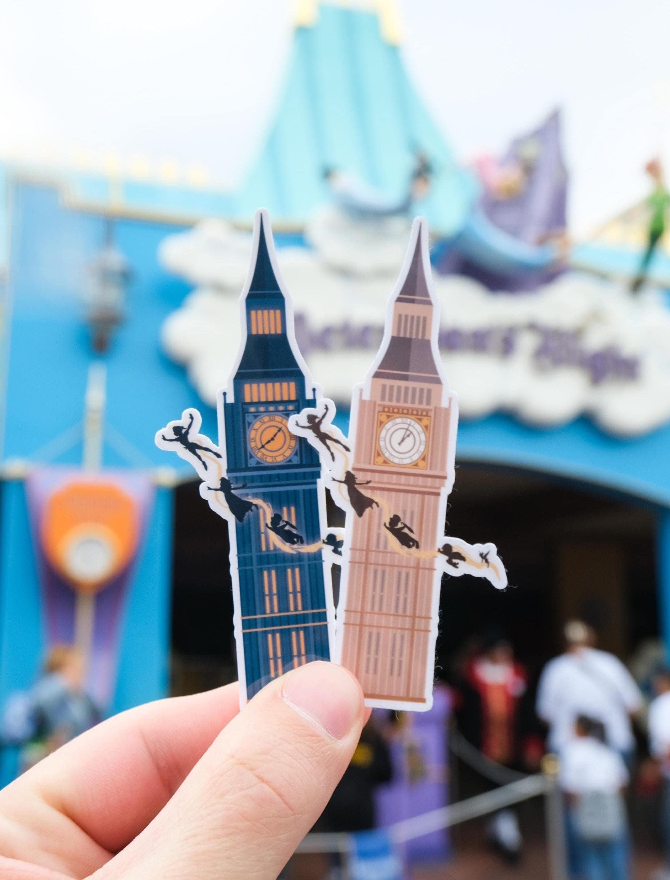 Peter Pan’s Flight over Big Ben Sticker