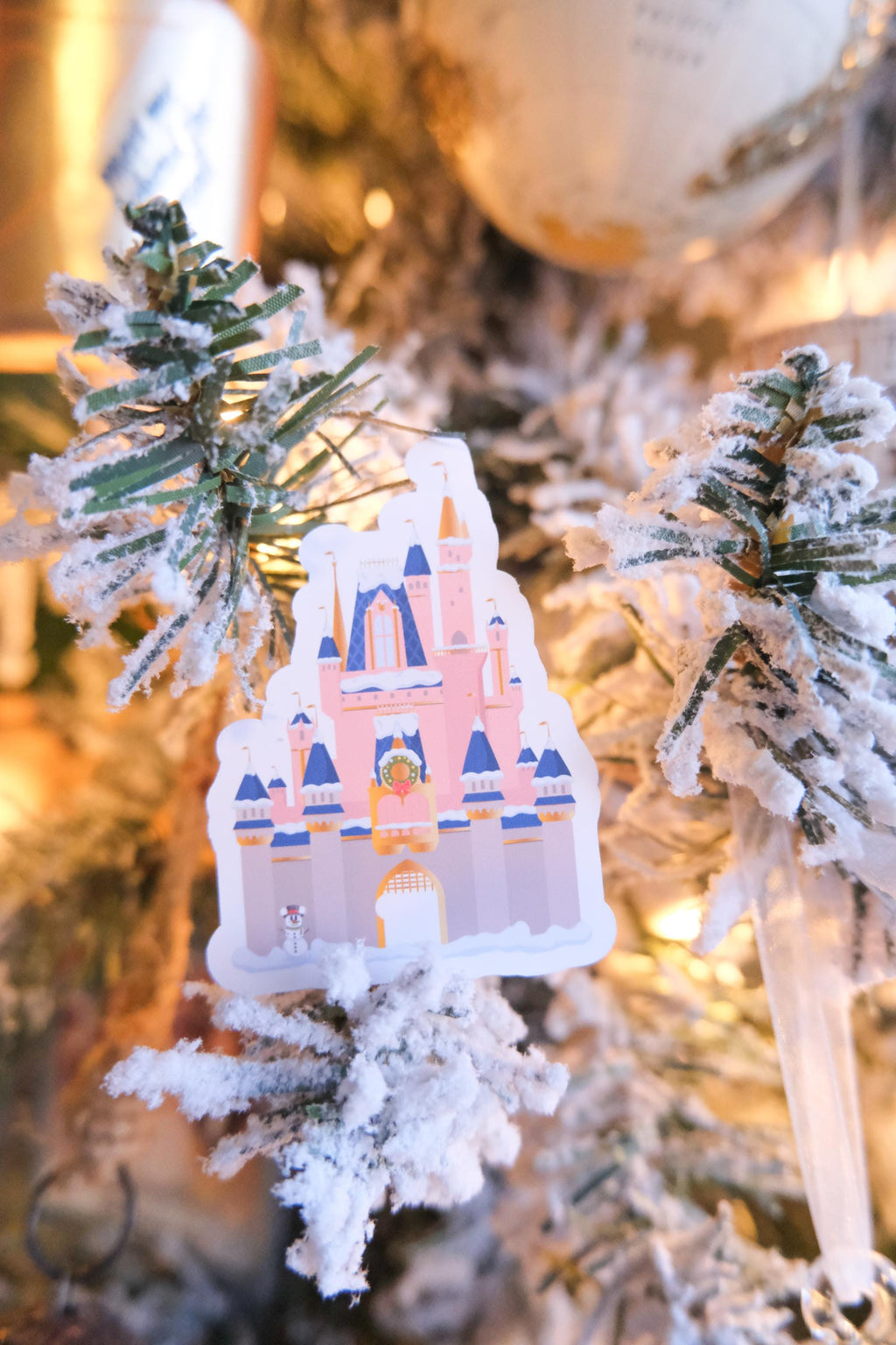 Christmas Park Castle Stickers