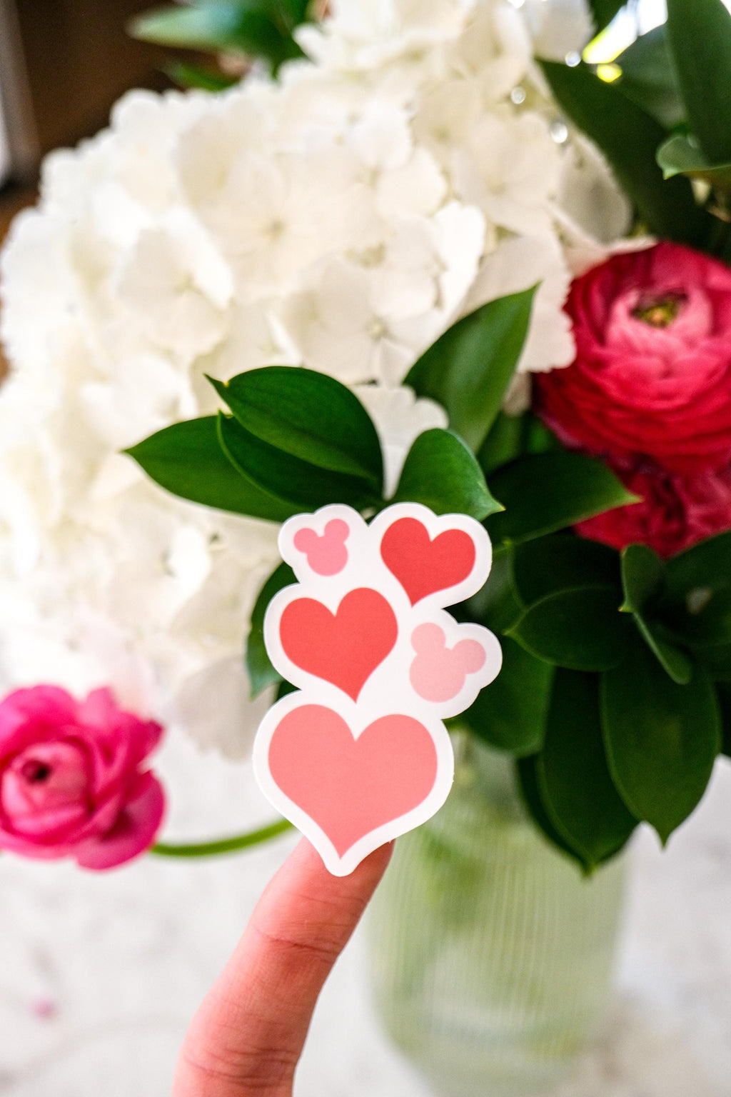 Mickey Heart Valentine's Sticker