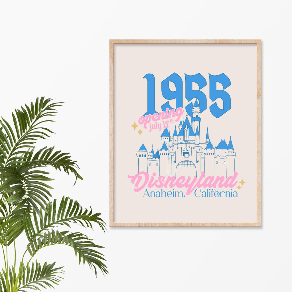 1955 Opening Day Castle, Digital Print