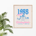 1955 Opening Day Castle, Digital Print