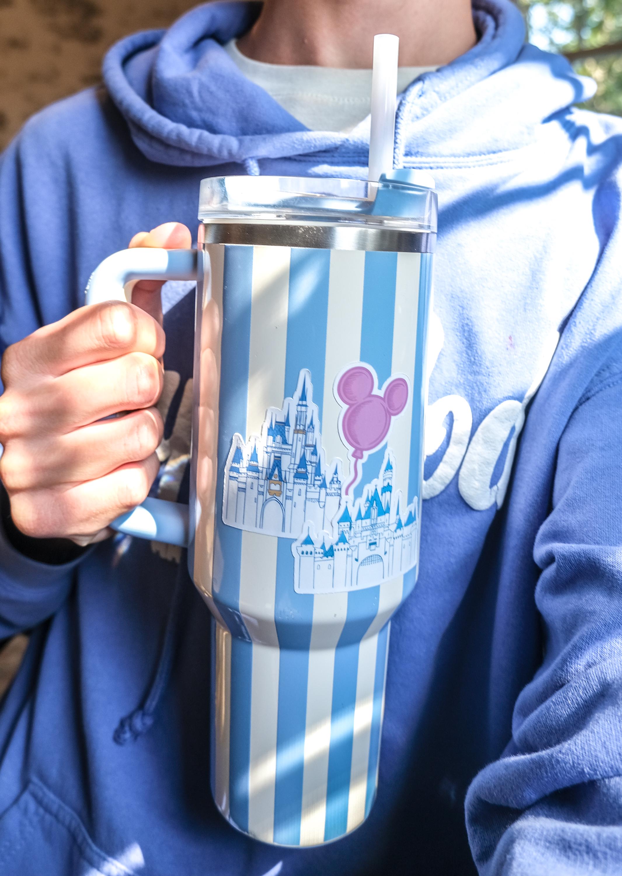 Sketchbook Sleeping Beauty Castle Sticker