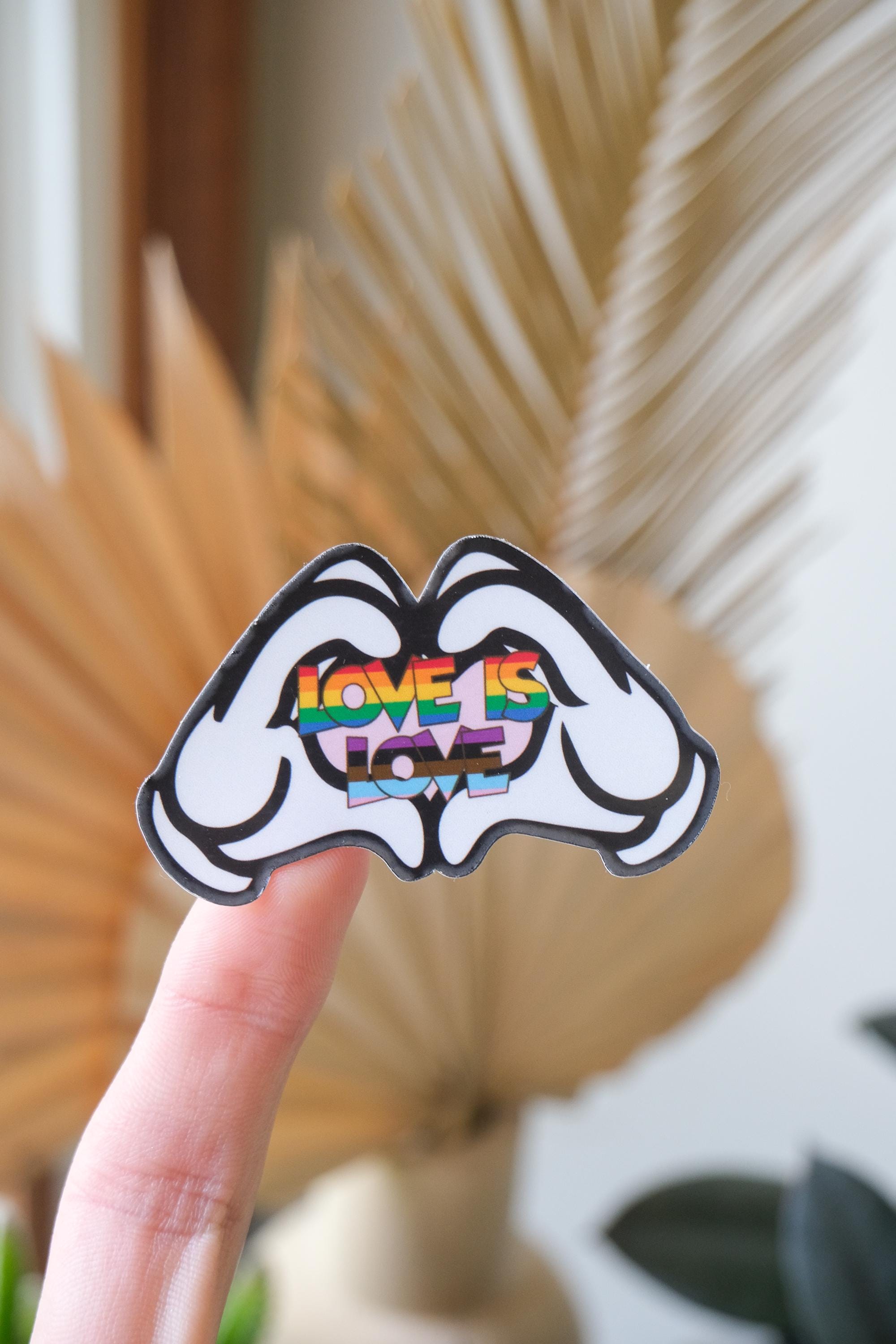 Love Is Love, Mouse Hands Sticker