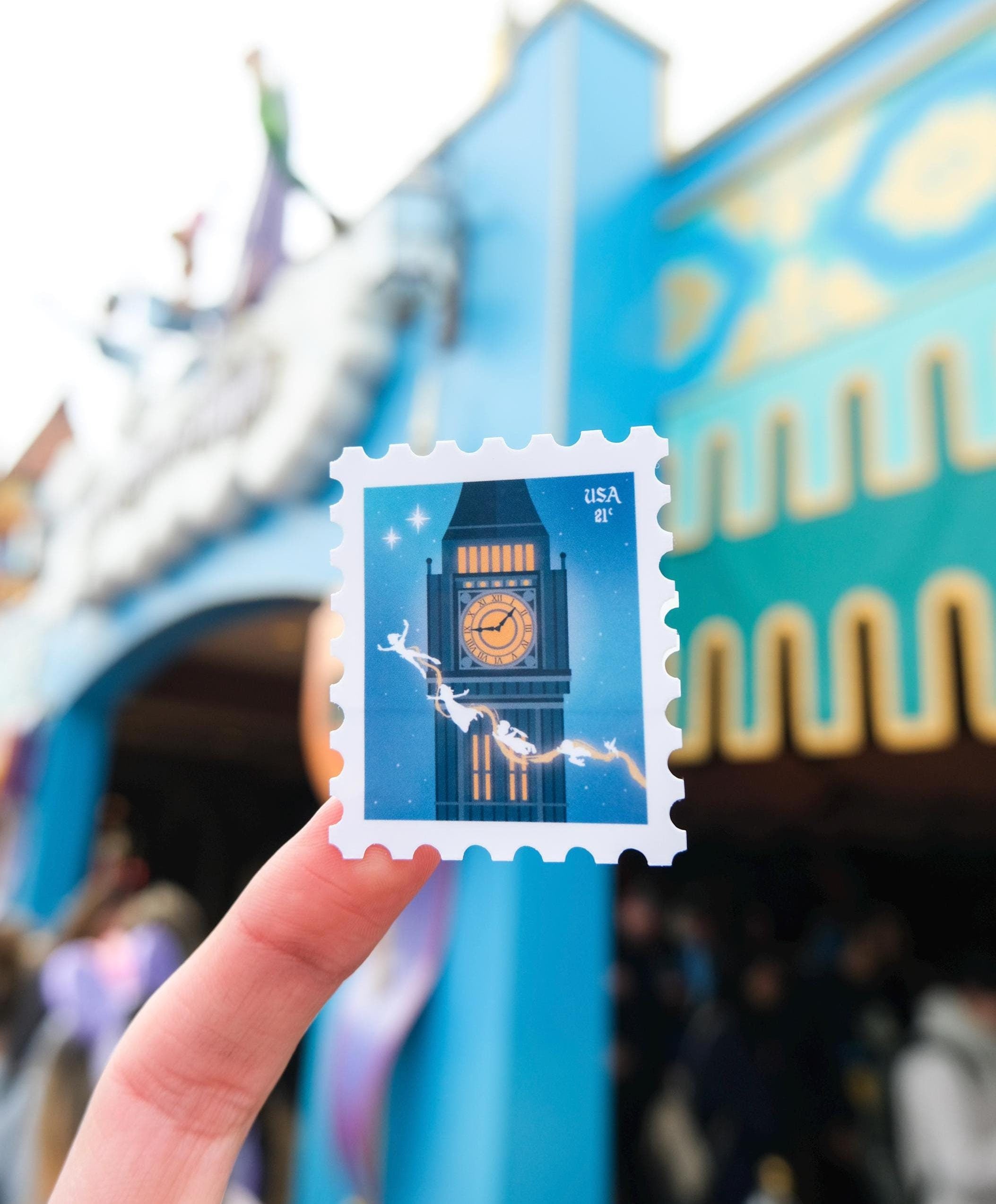 Peter Pan’s Flight Stamp Sticker