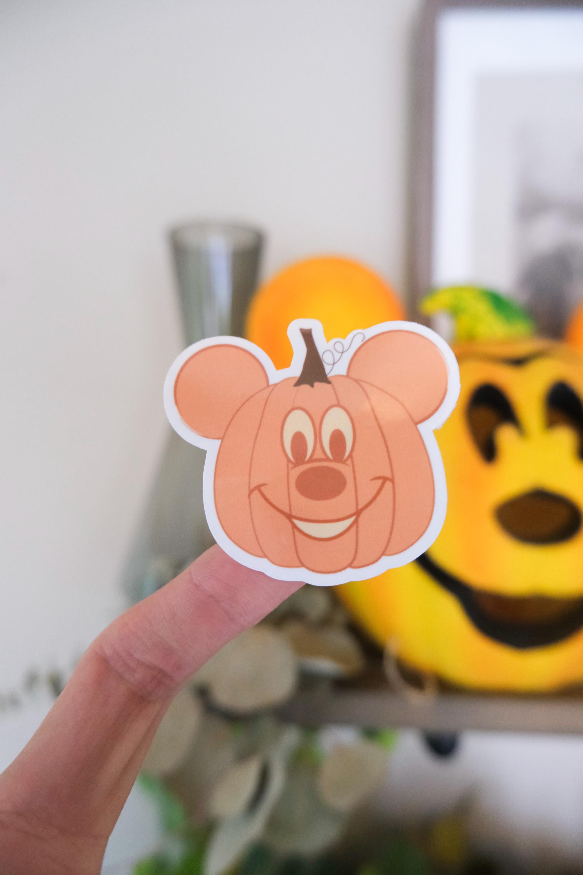 Mickey Jack-o-Lantern Sticker