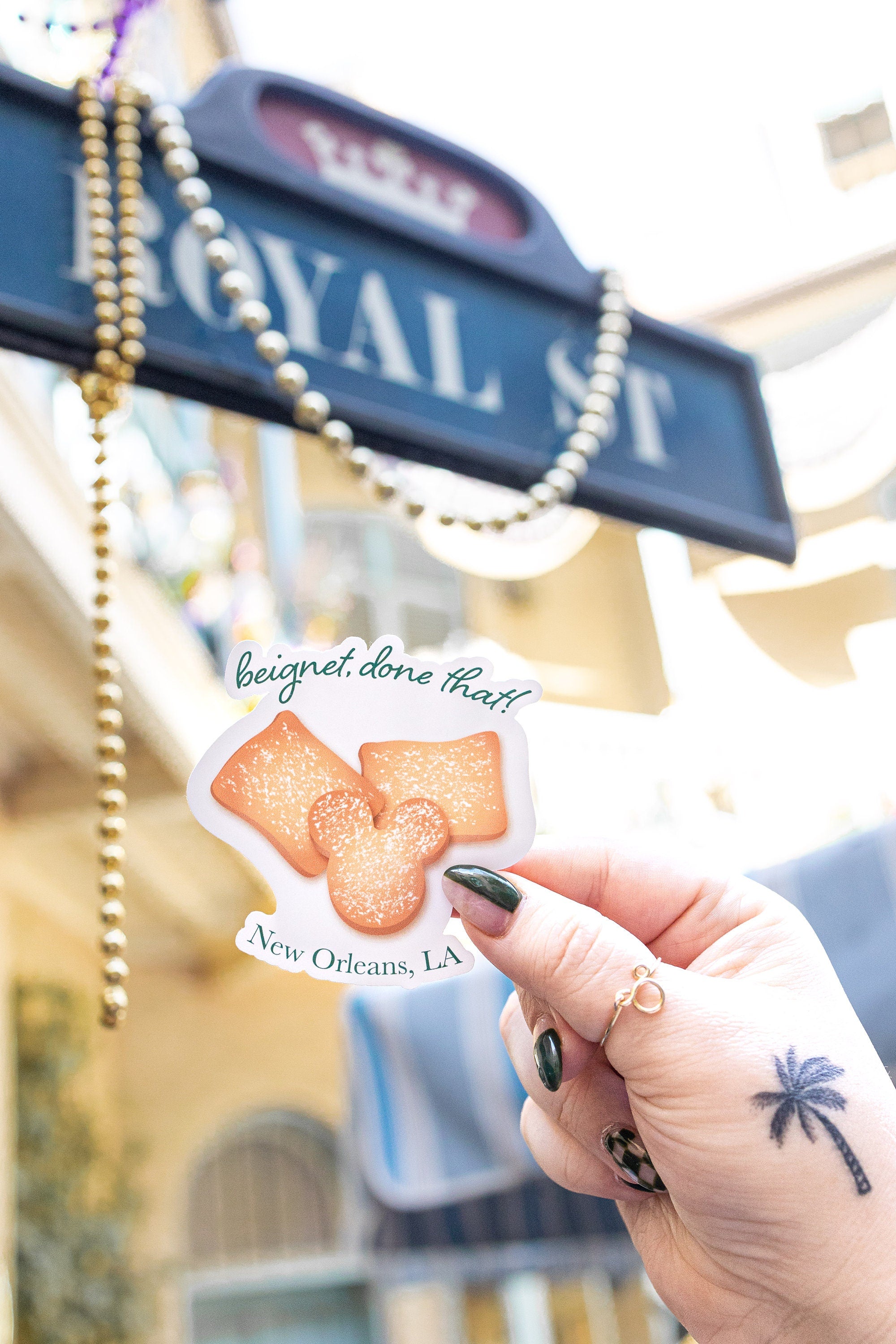 Tiana’s Beignets & Beignet, Done That! Stickers