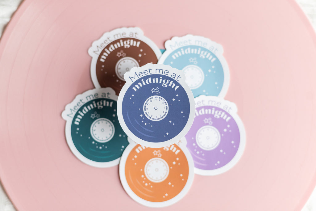 Meet Me at Midnight Taylor Swift Vinyl Sticker