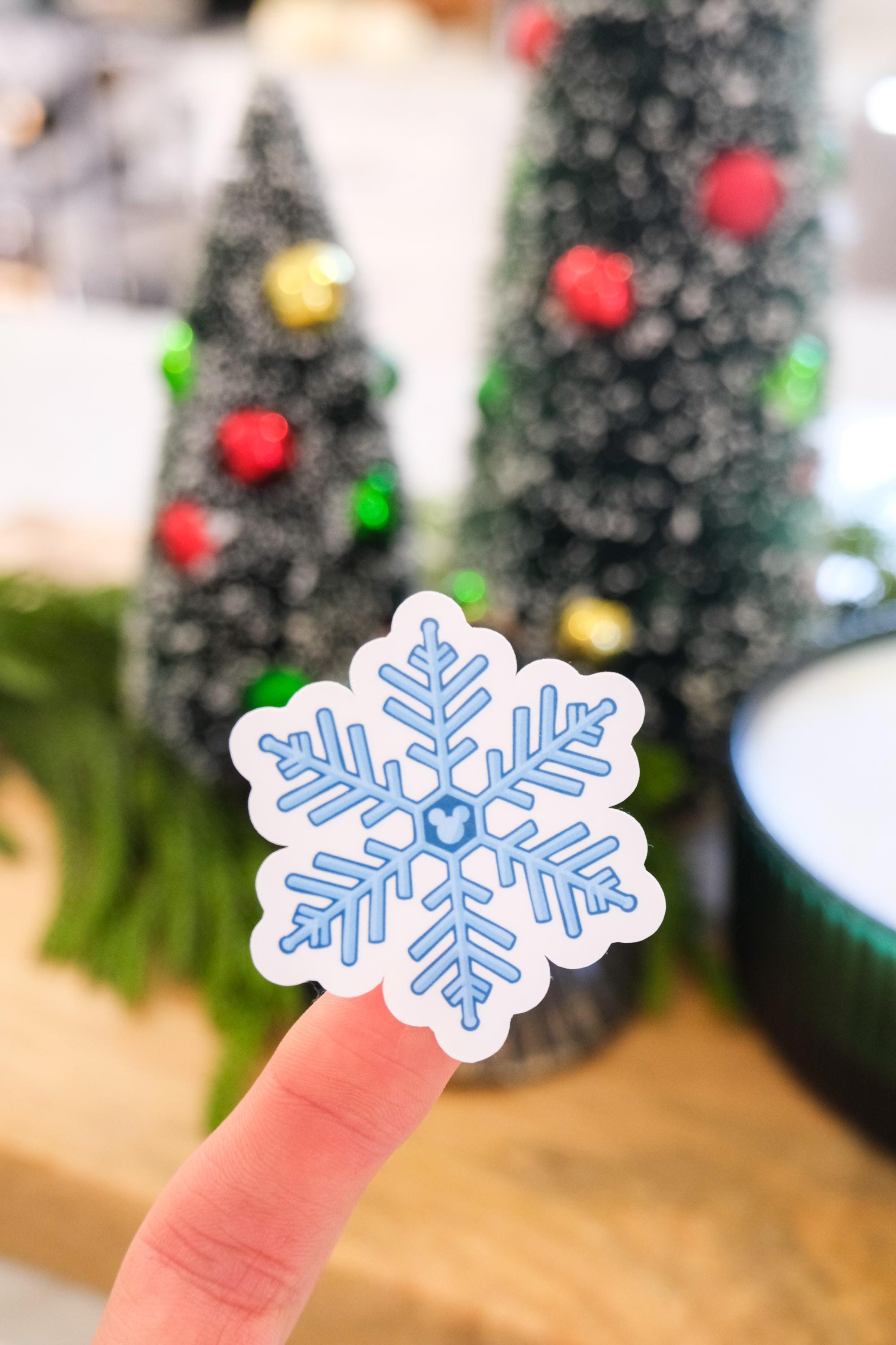 Mickey Snowflake Sticker
