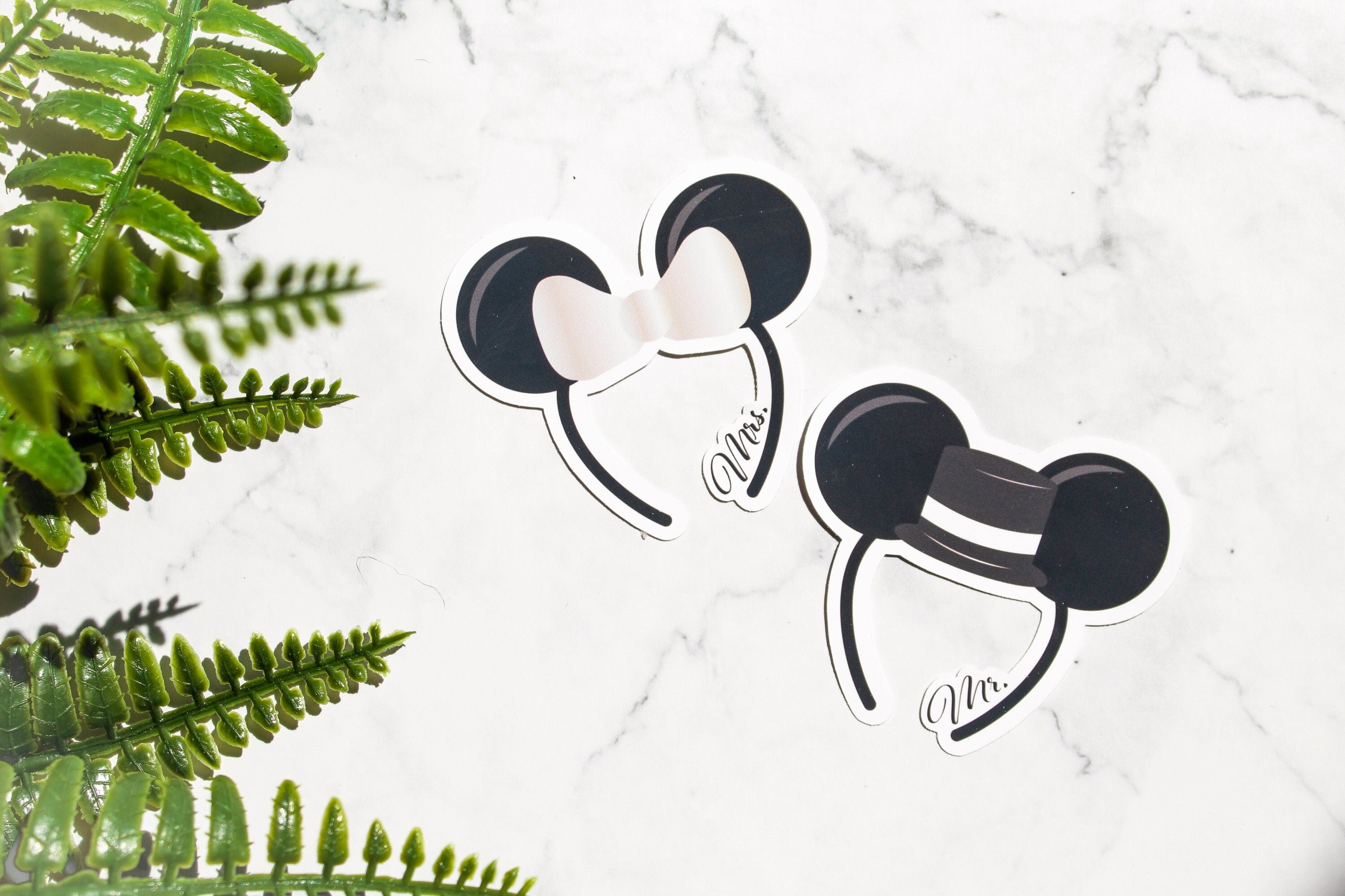 Mr. + Mrs. Mickey Wedding Ears