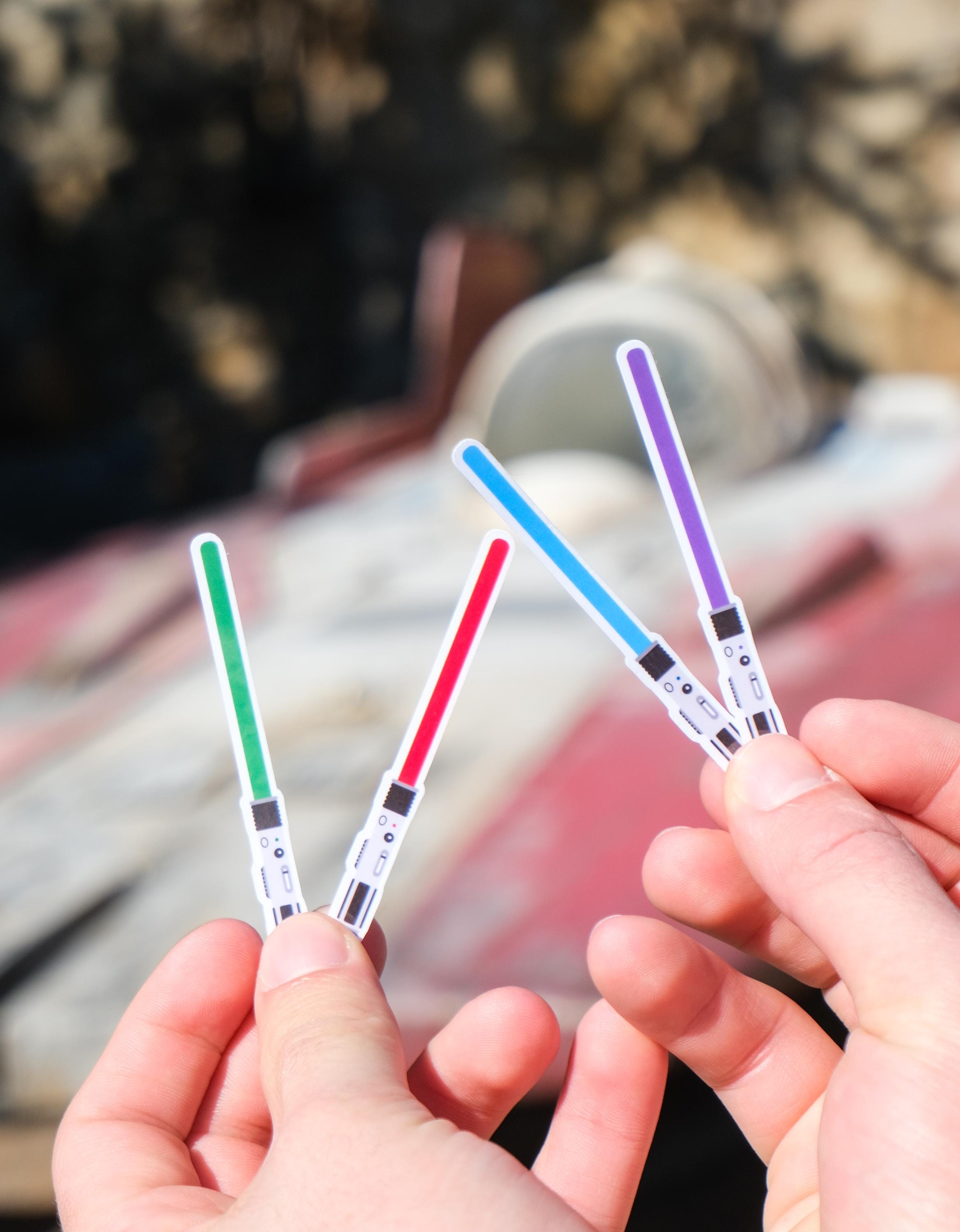 Star Wars Light Saber Stickers