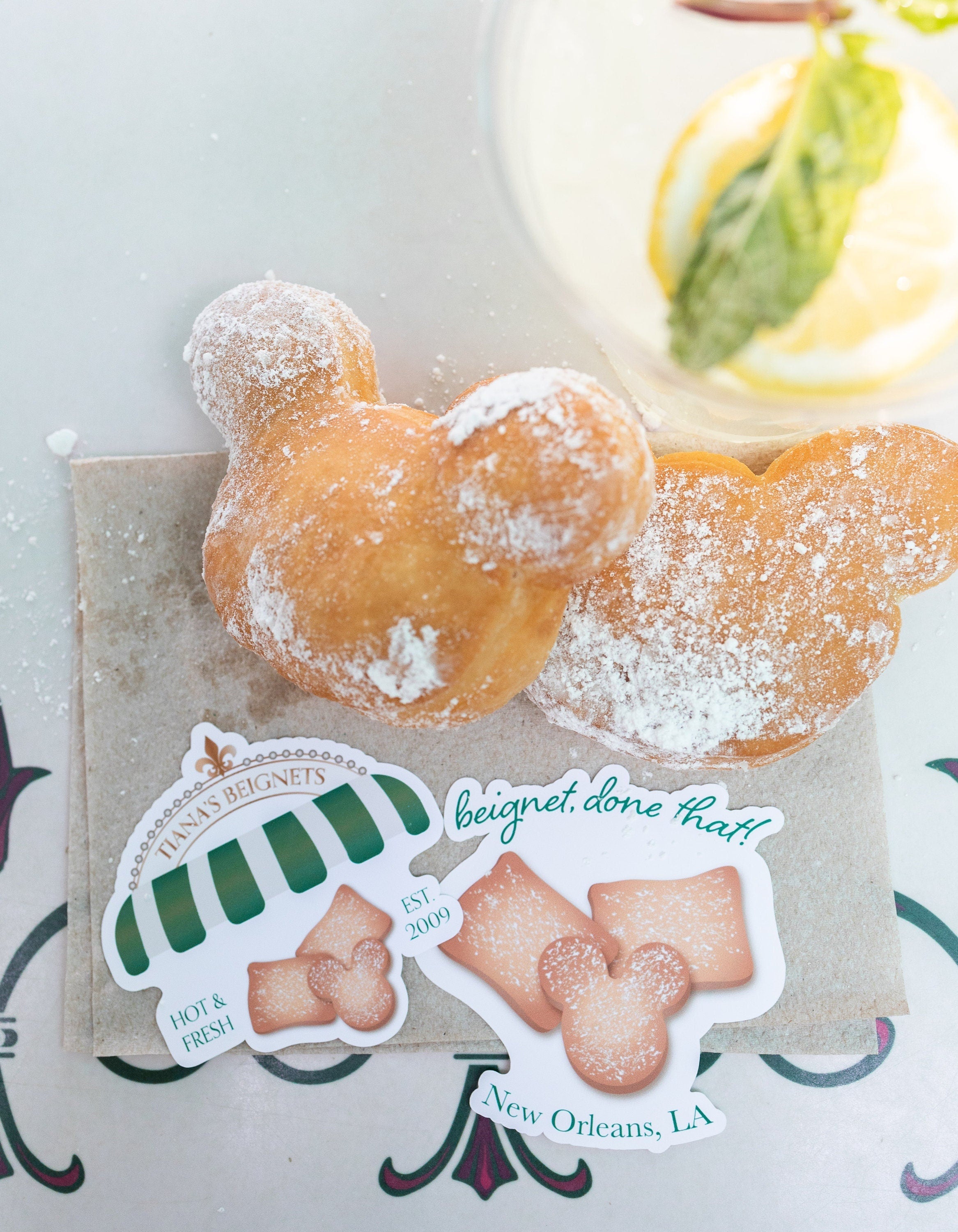 Tiana’s Beignets & Beignet, Done That! Stickers
